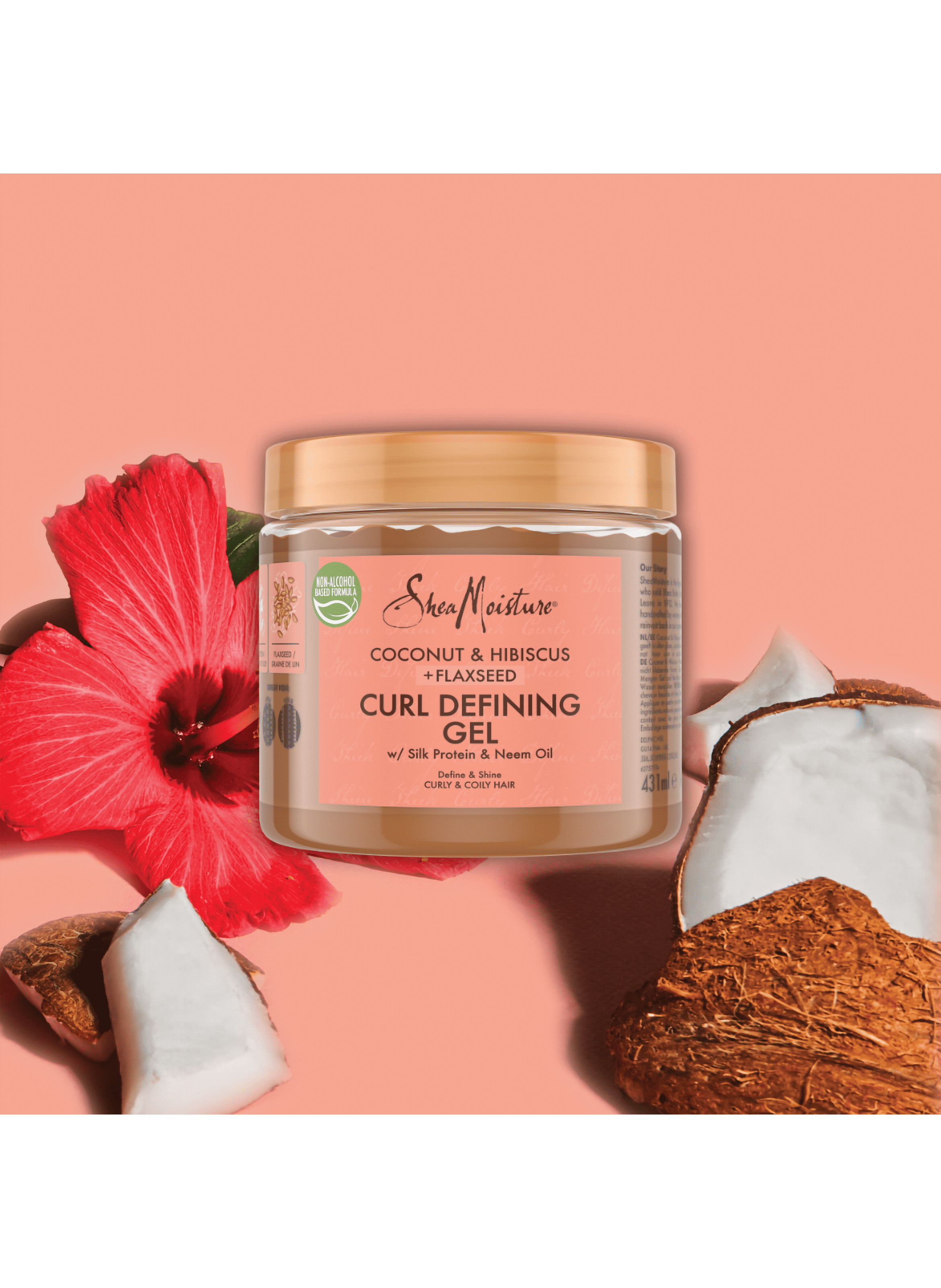 Curl Defining Gel - Coconut & Hibiscus SHEA MOISTURE No color