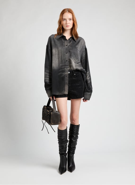 Sac à main Multipocket en cuir | Marron by ACNE STUDIOS Sac à main Multipocket en cuir Marron