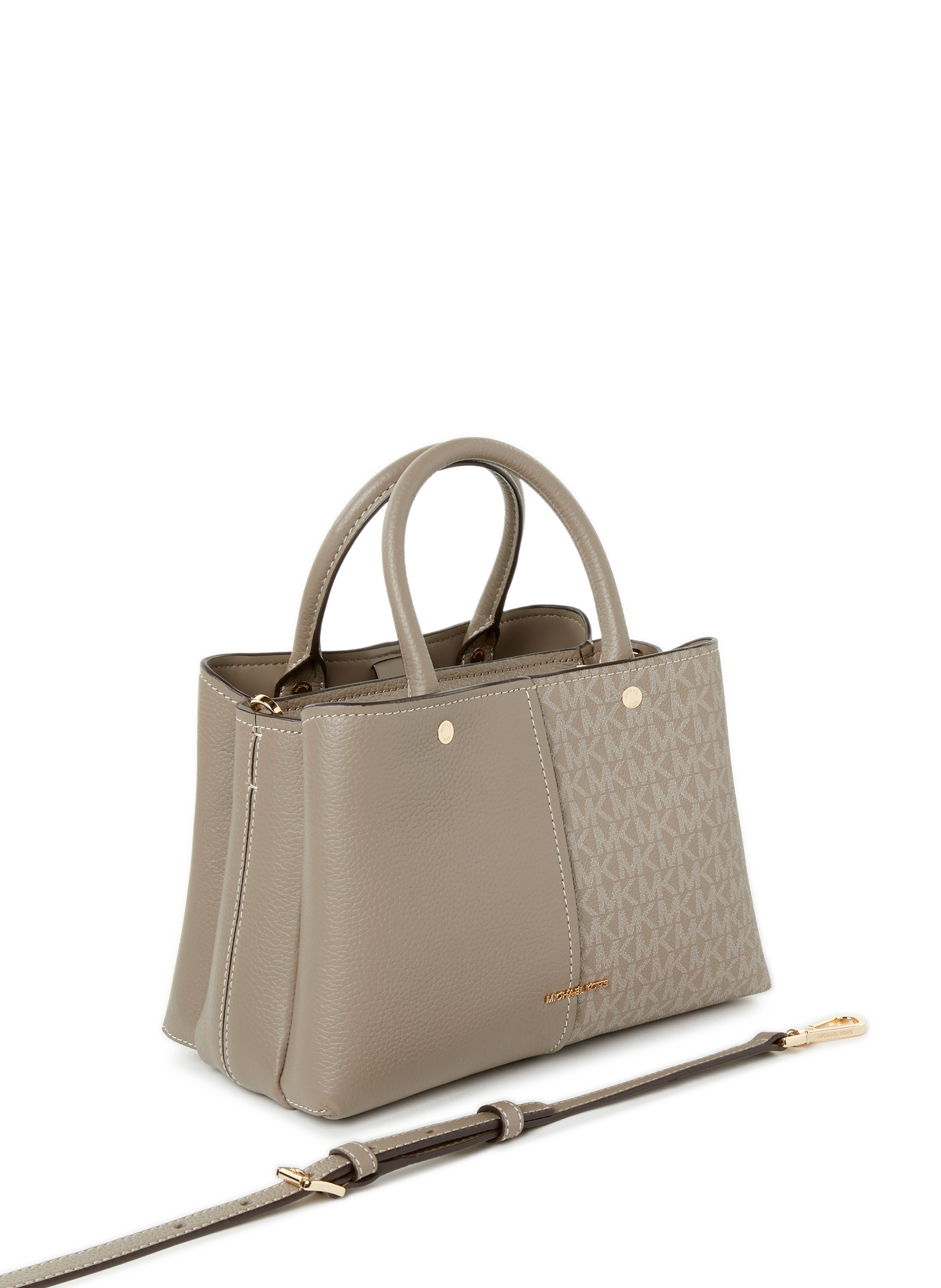 Flora signature logo handbag MICHAEL KORS Beige