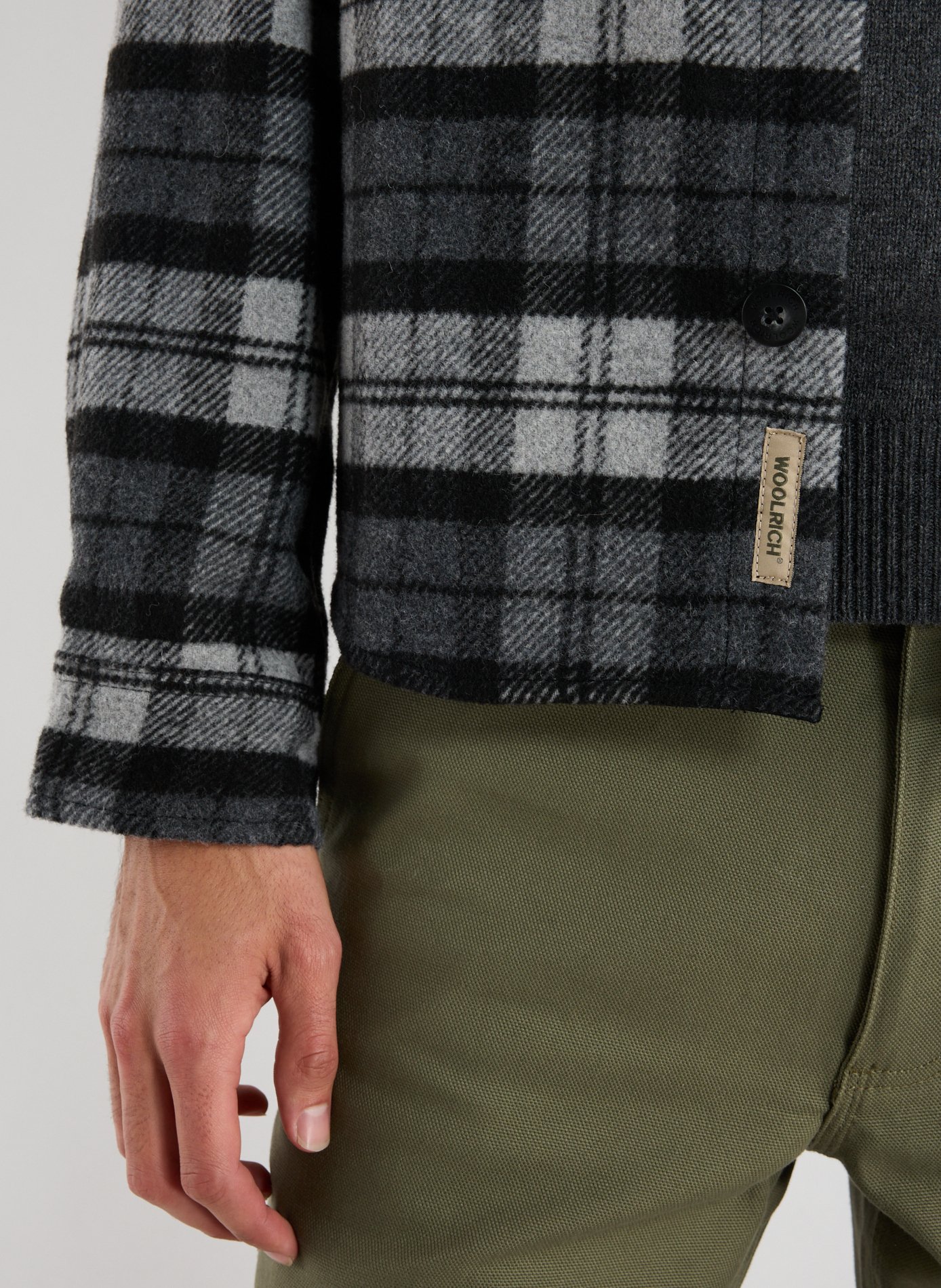 Chemise col classique à carreaux WOOLRICH Multicolore