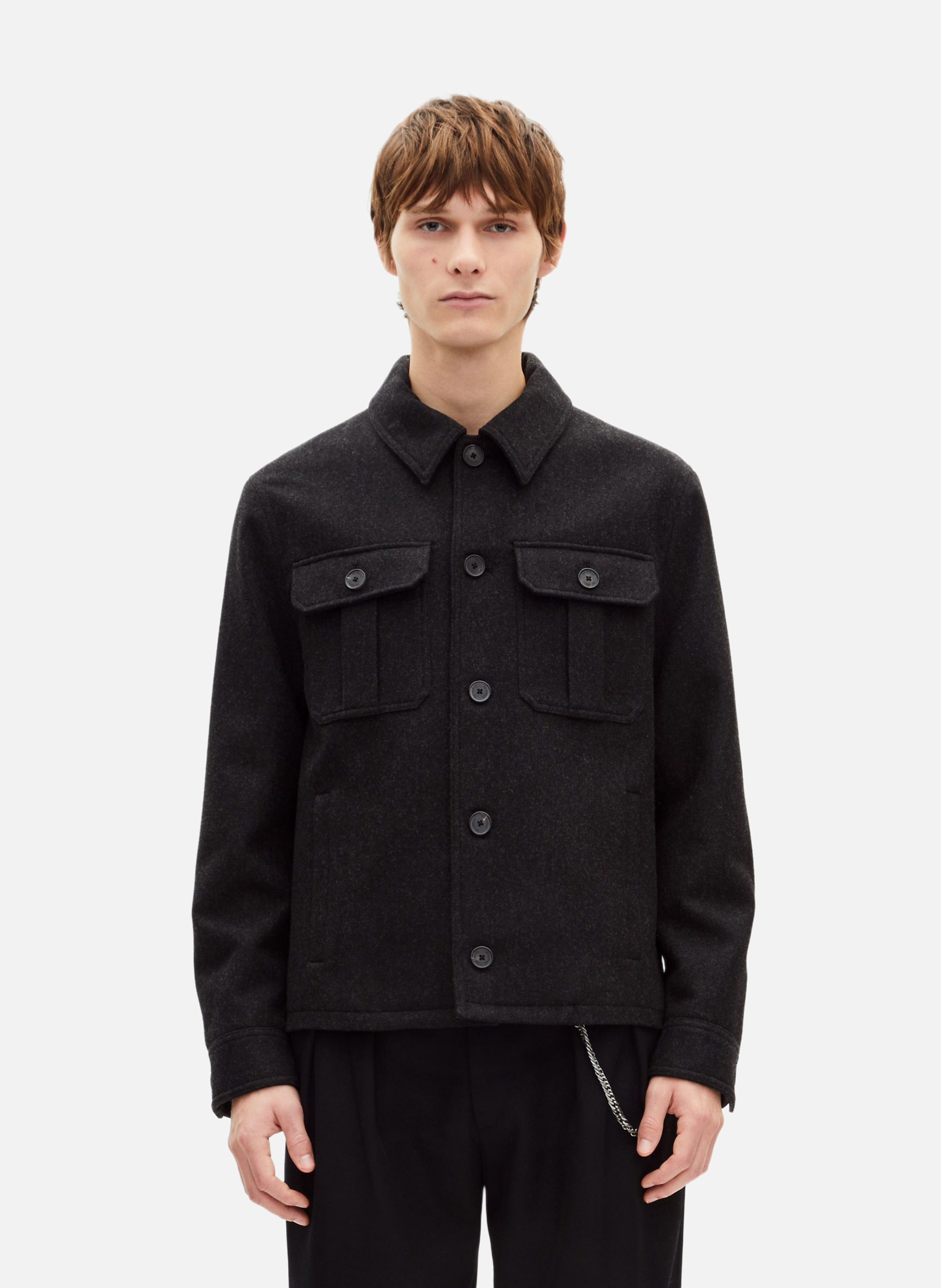 Blouson en laine THE KOOPLES Gris