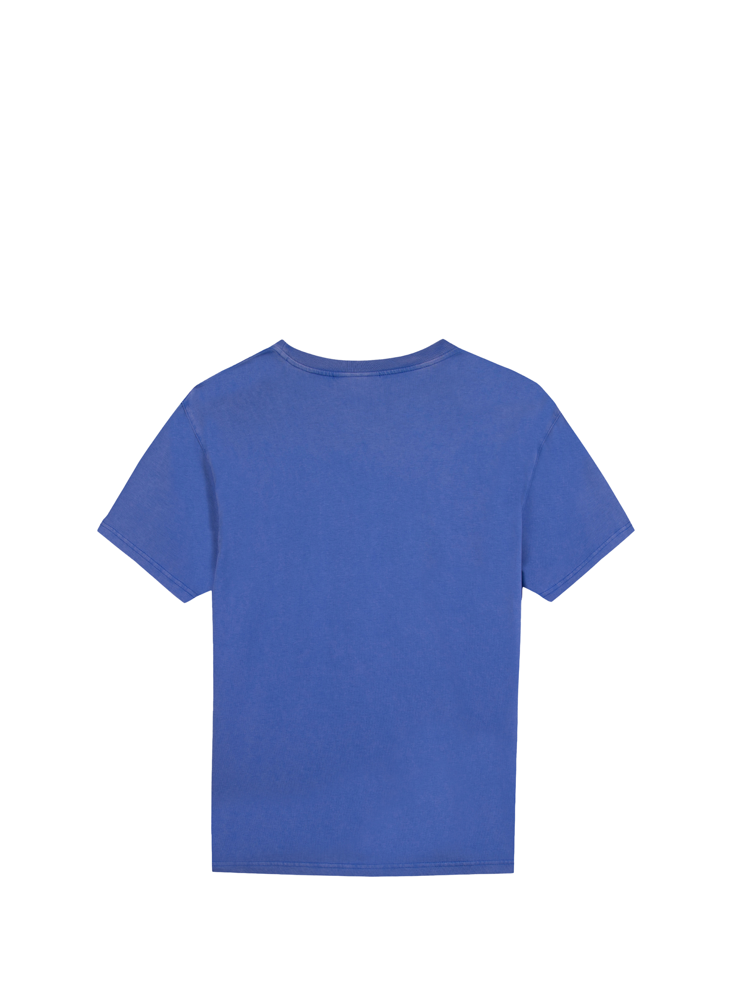 T-shirt Popincourt embroidered in organic cotton MAISON LABICHE Blue