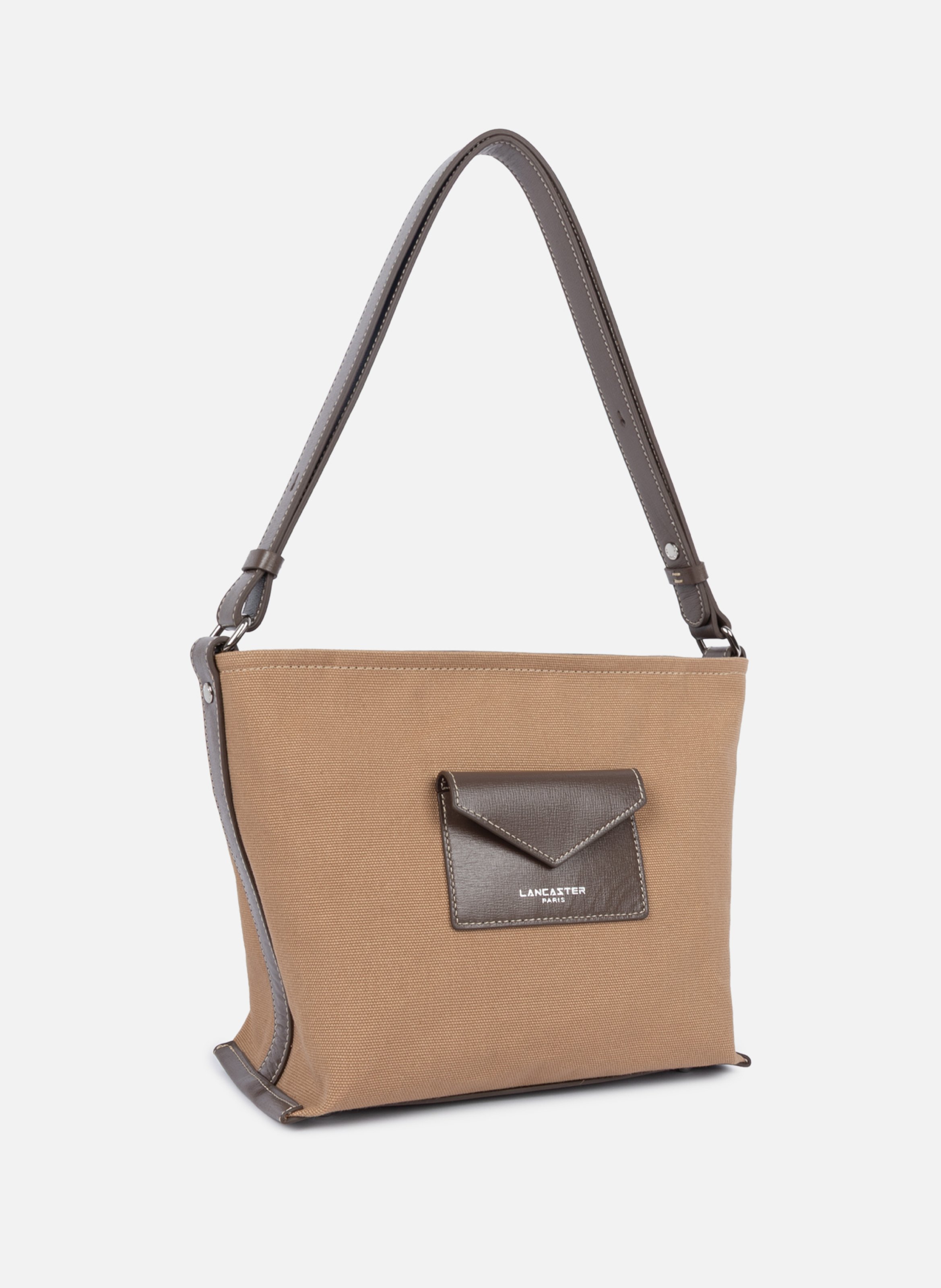 Sac seau - canvas kba LANCASTER Marron