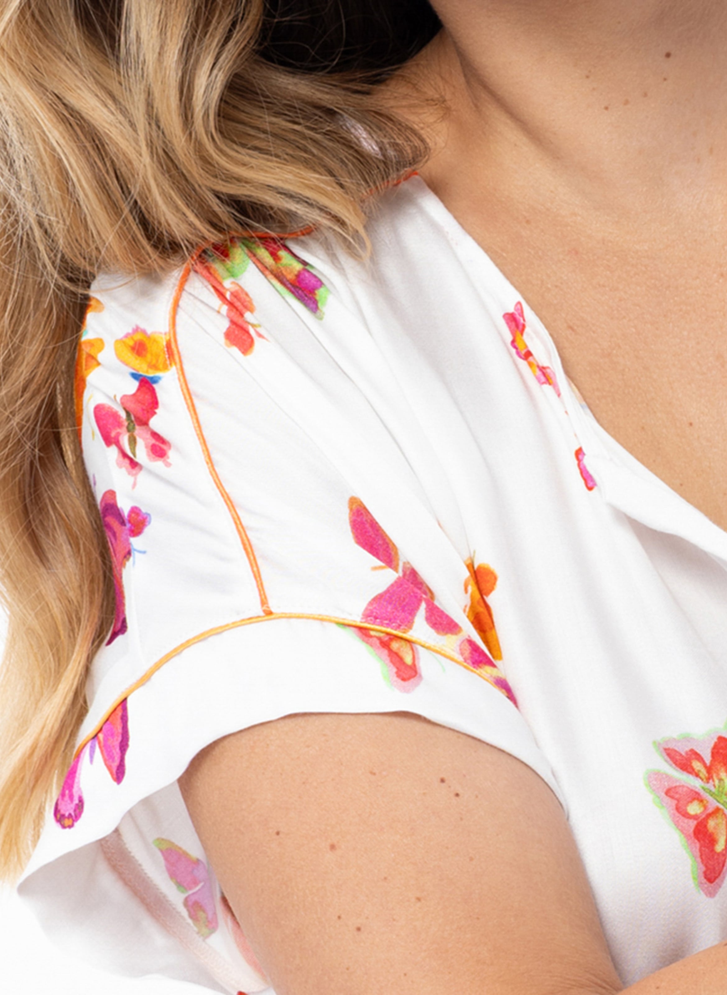 Chemise de nuit en viscose robinson 201 LE CHAT Multicolore