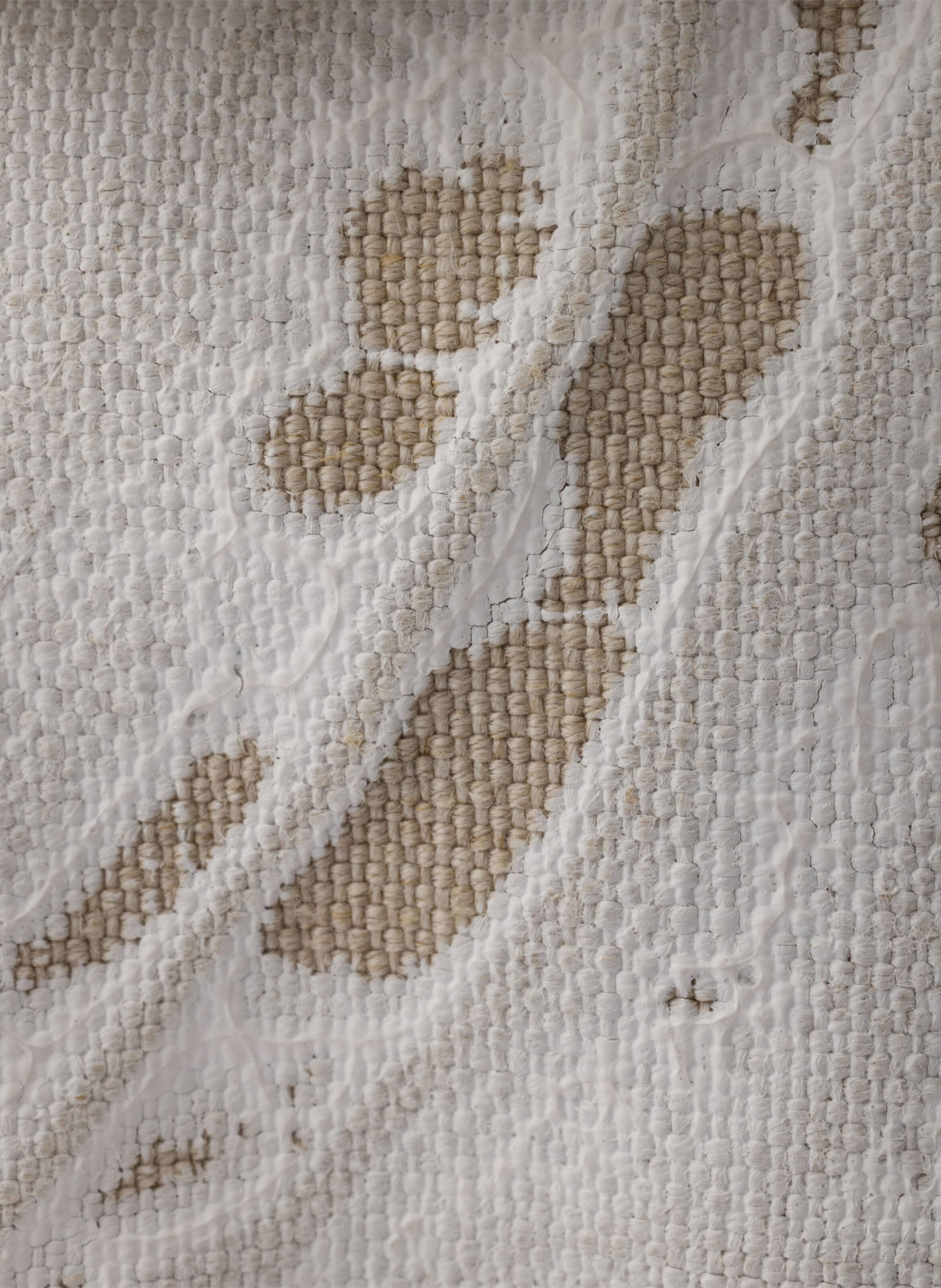 Sac à main prada bonnie moyen en lin imprimé et cu PRADA Blanc