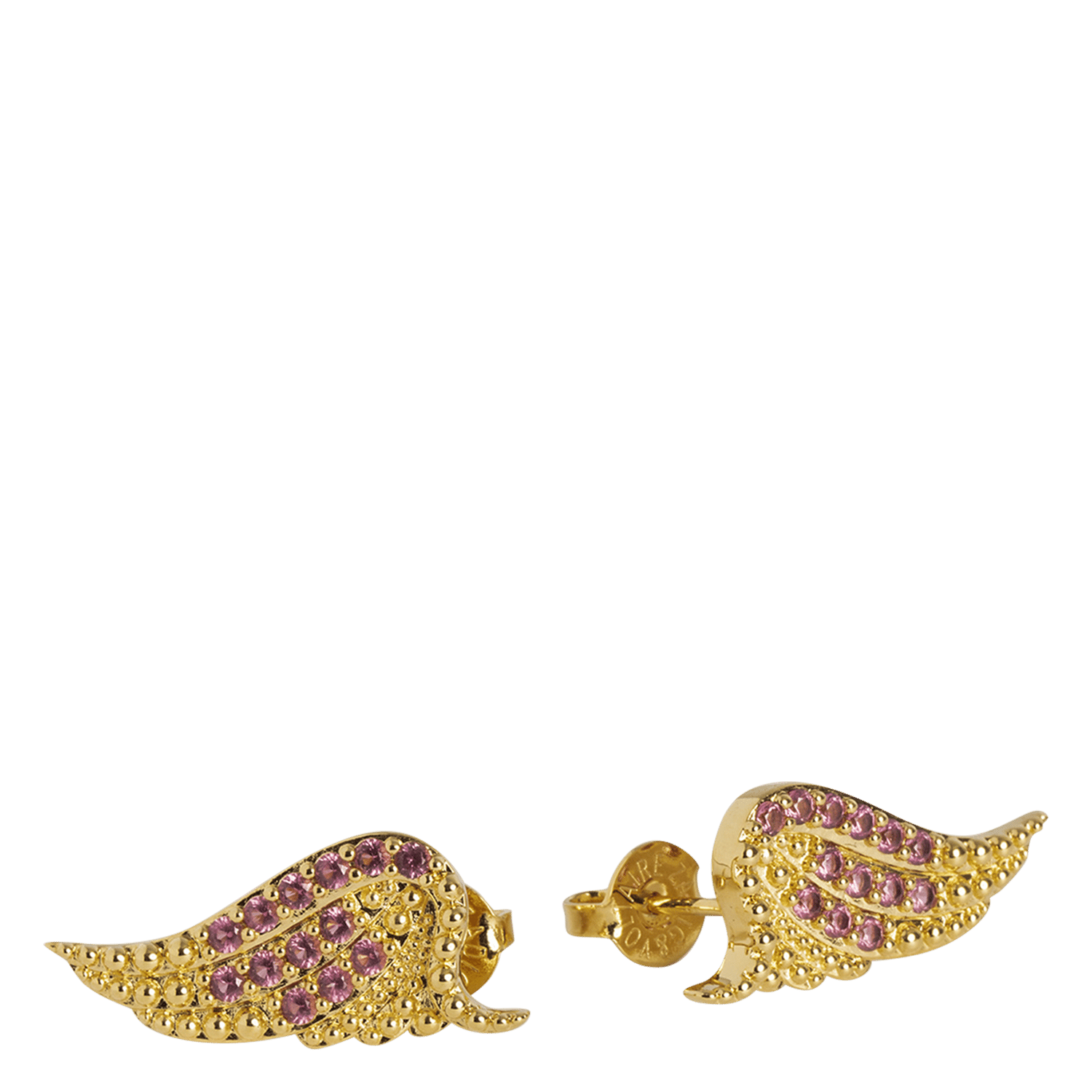Boucles d'oreilles percées en laiton rock ZADIG&VOLTAIRE Goud