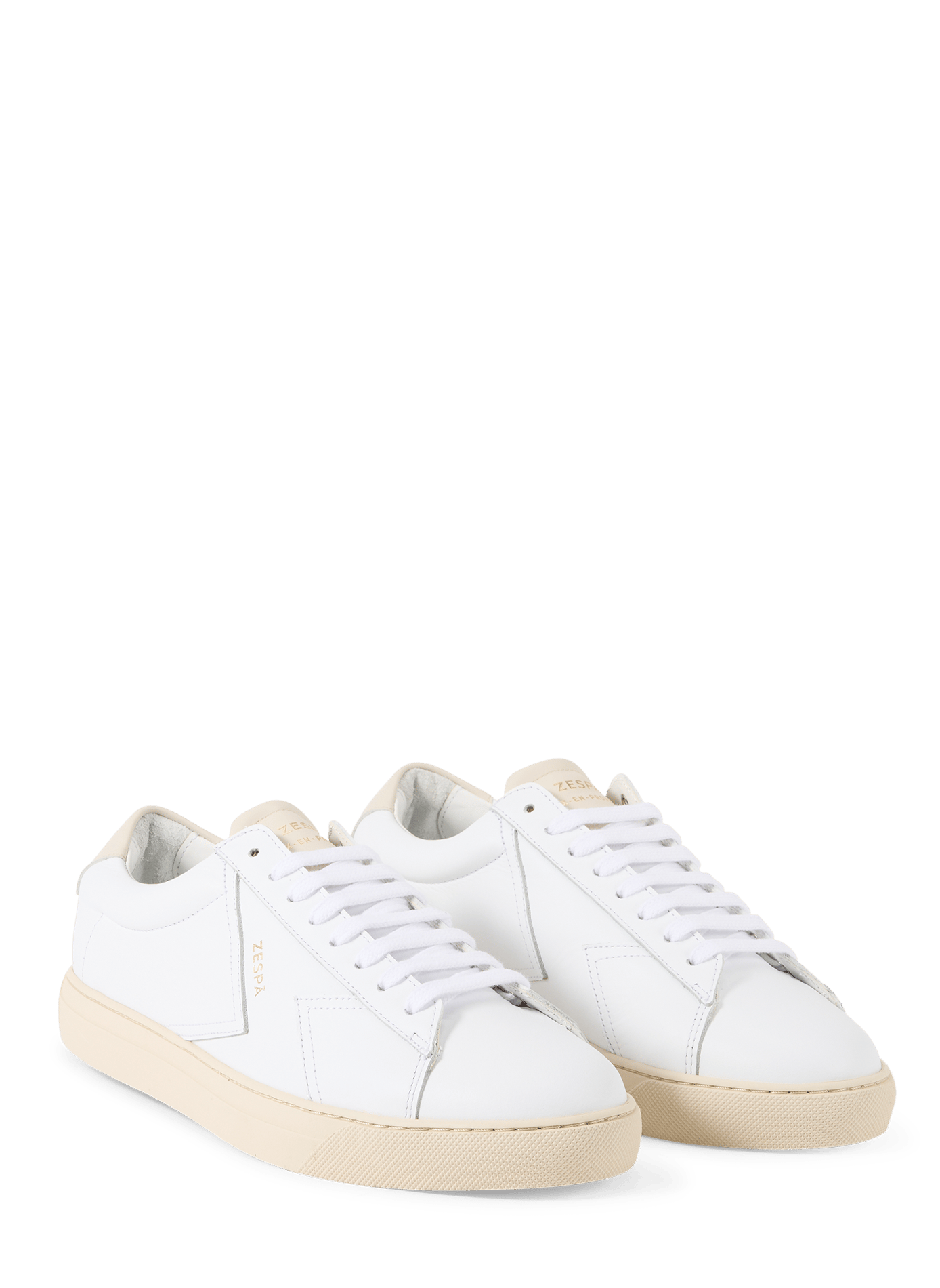 Baskets Flash Nappa en cuir ZESPA Blanc