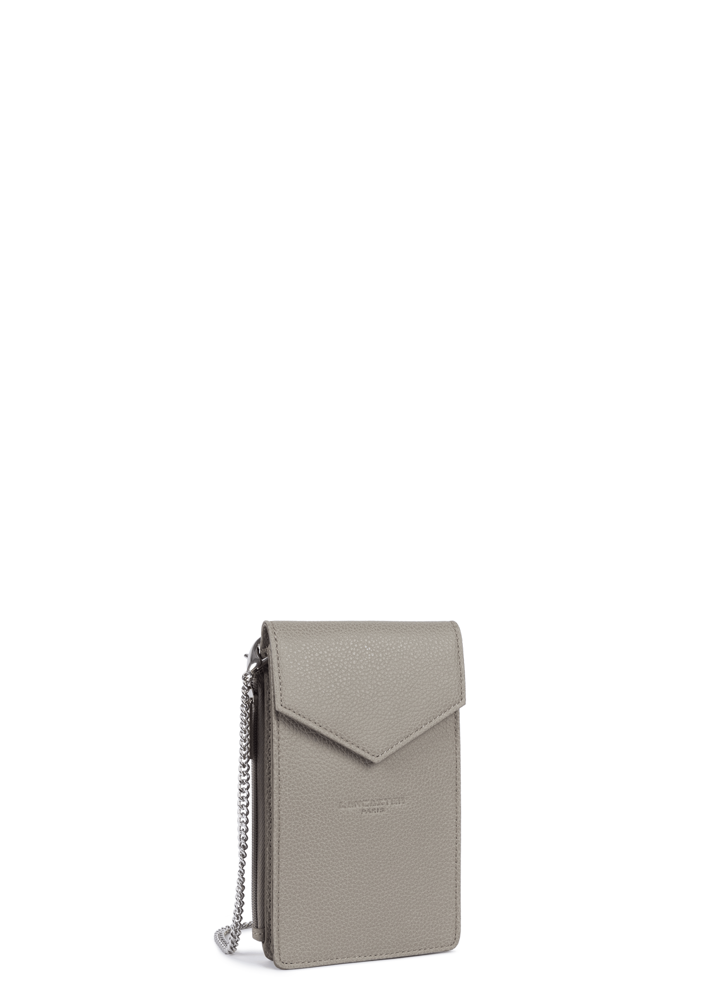 Pochette smartphone - foulonné pm LANCASTER Gris