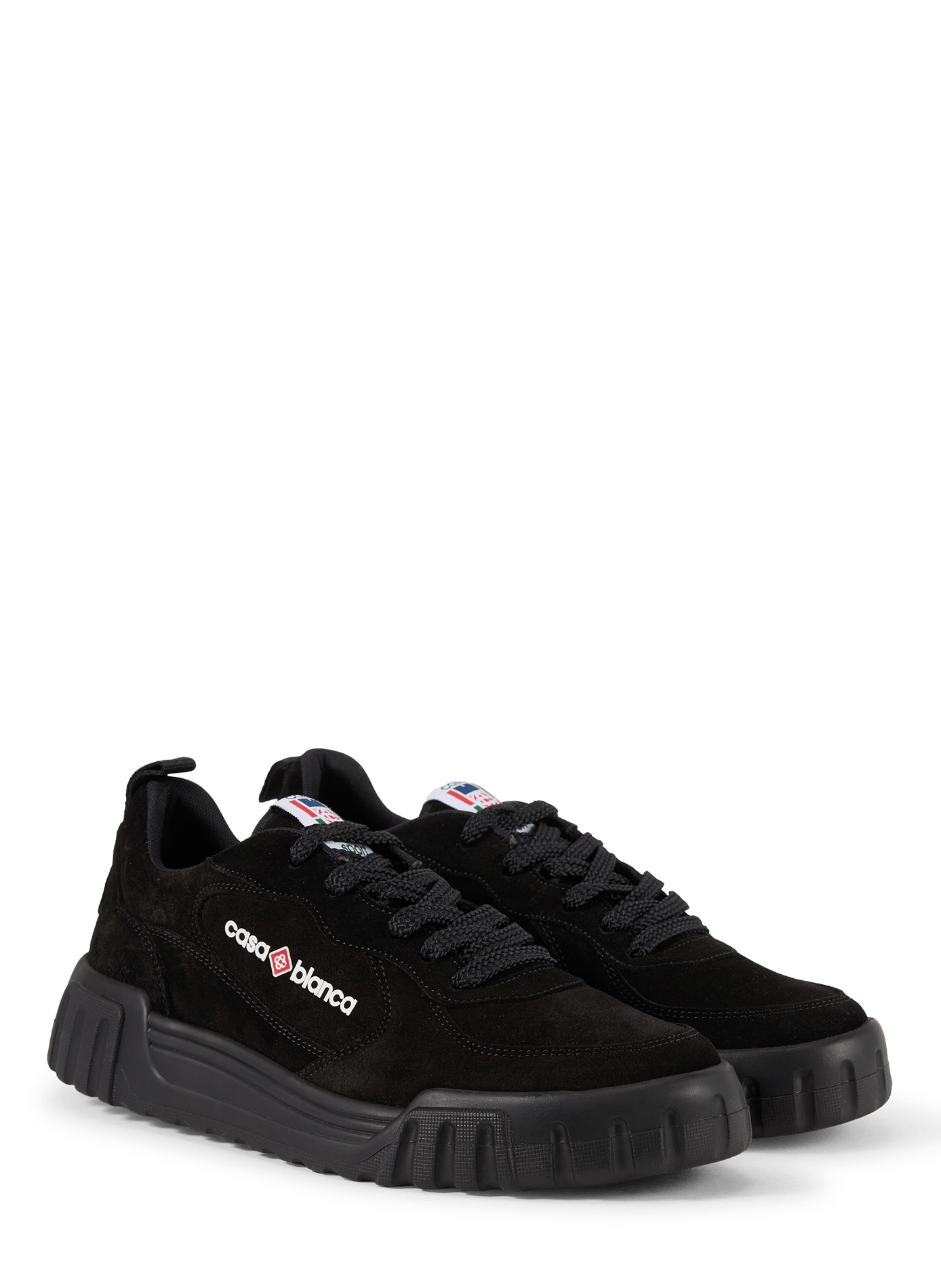 Zapatillas bajas de cuero CASABLANCA PARIS Negro