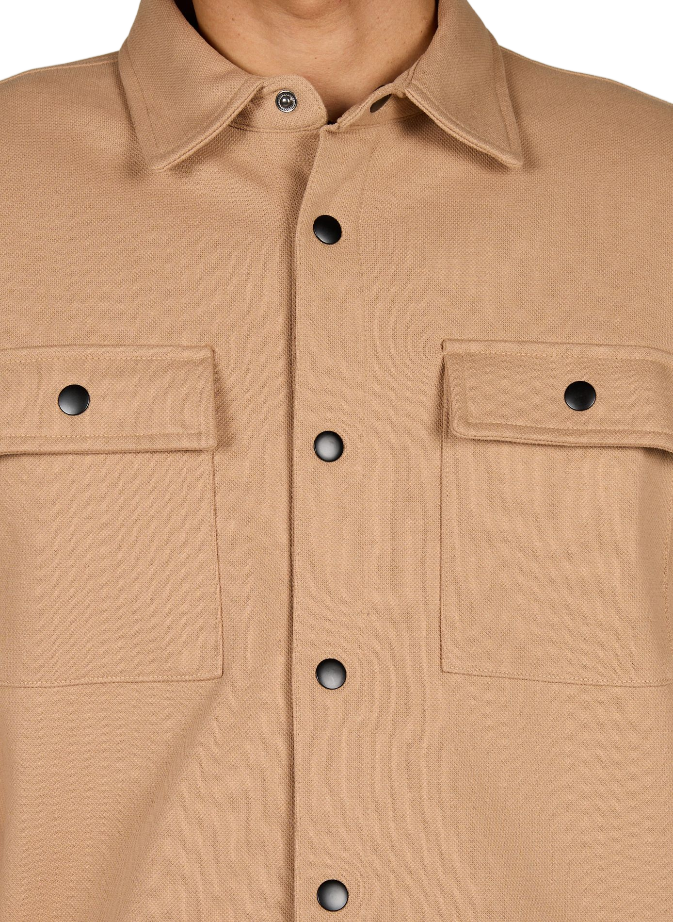 Lightweight jacket in organic cotton blend SELECTED Beige