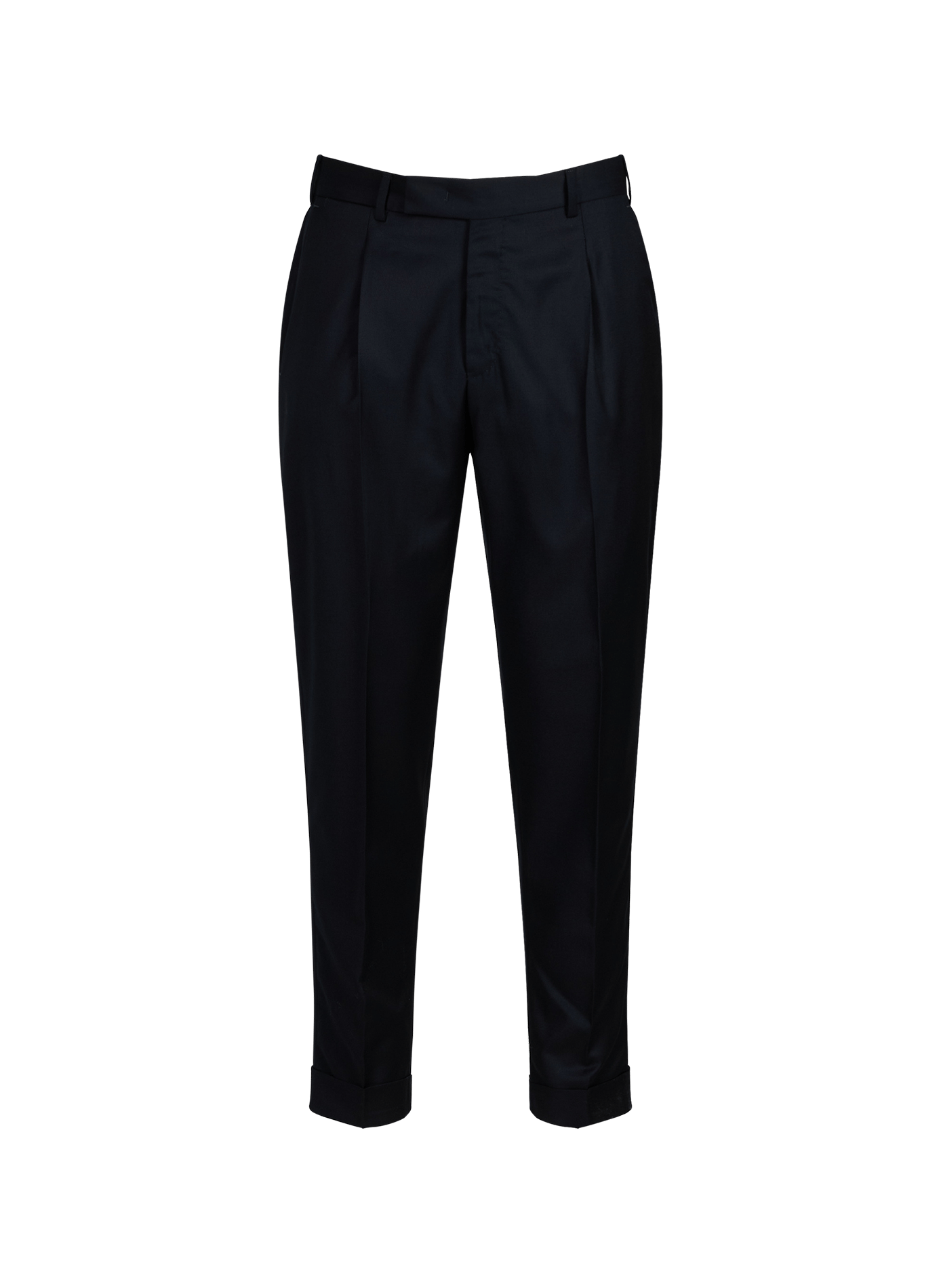 Pantalon à pinces en laine vierge PT01 Bleu