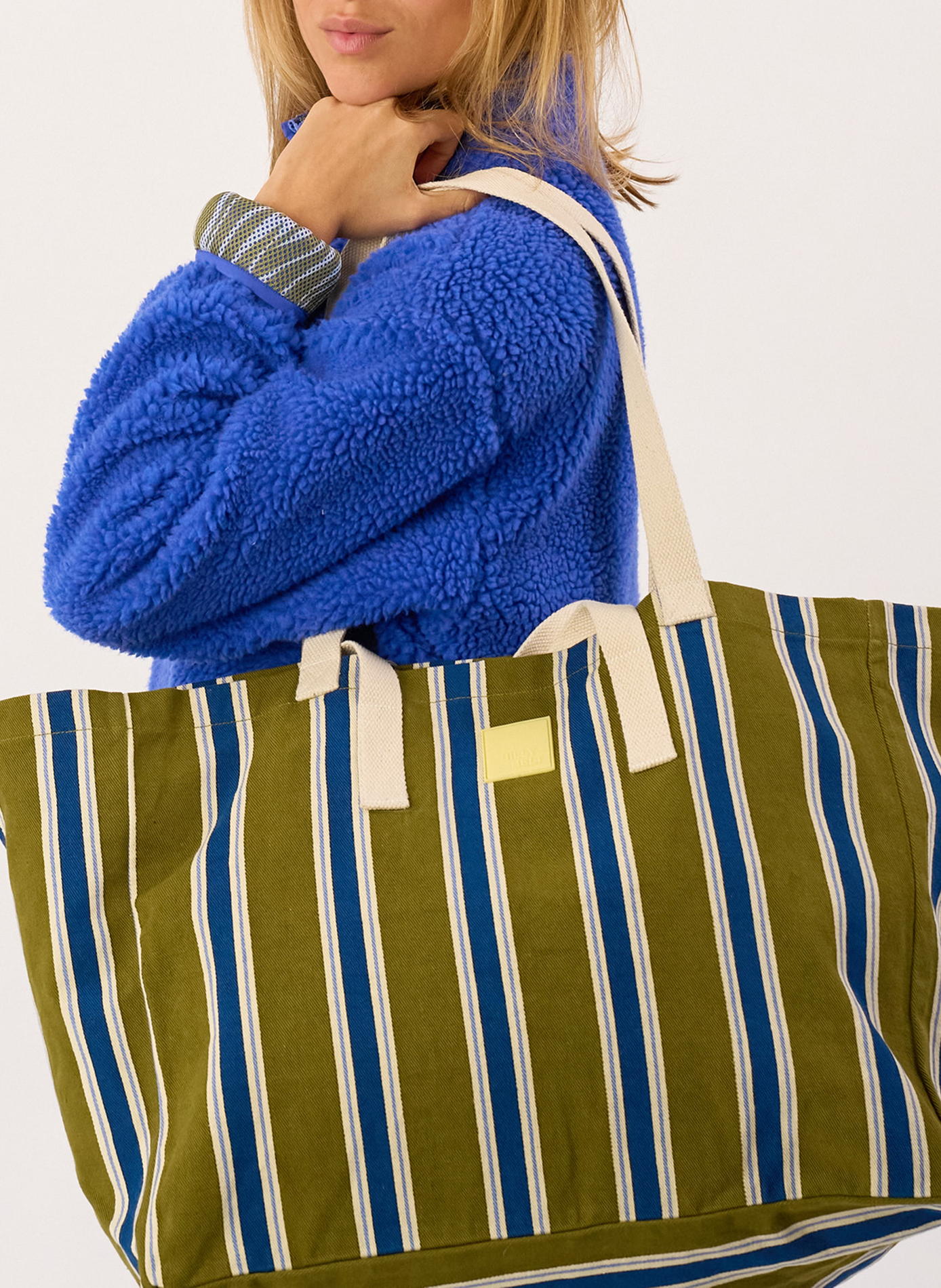 Sac cabas en coton biologique BILLYBELT Kaki