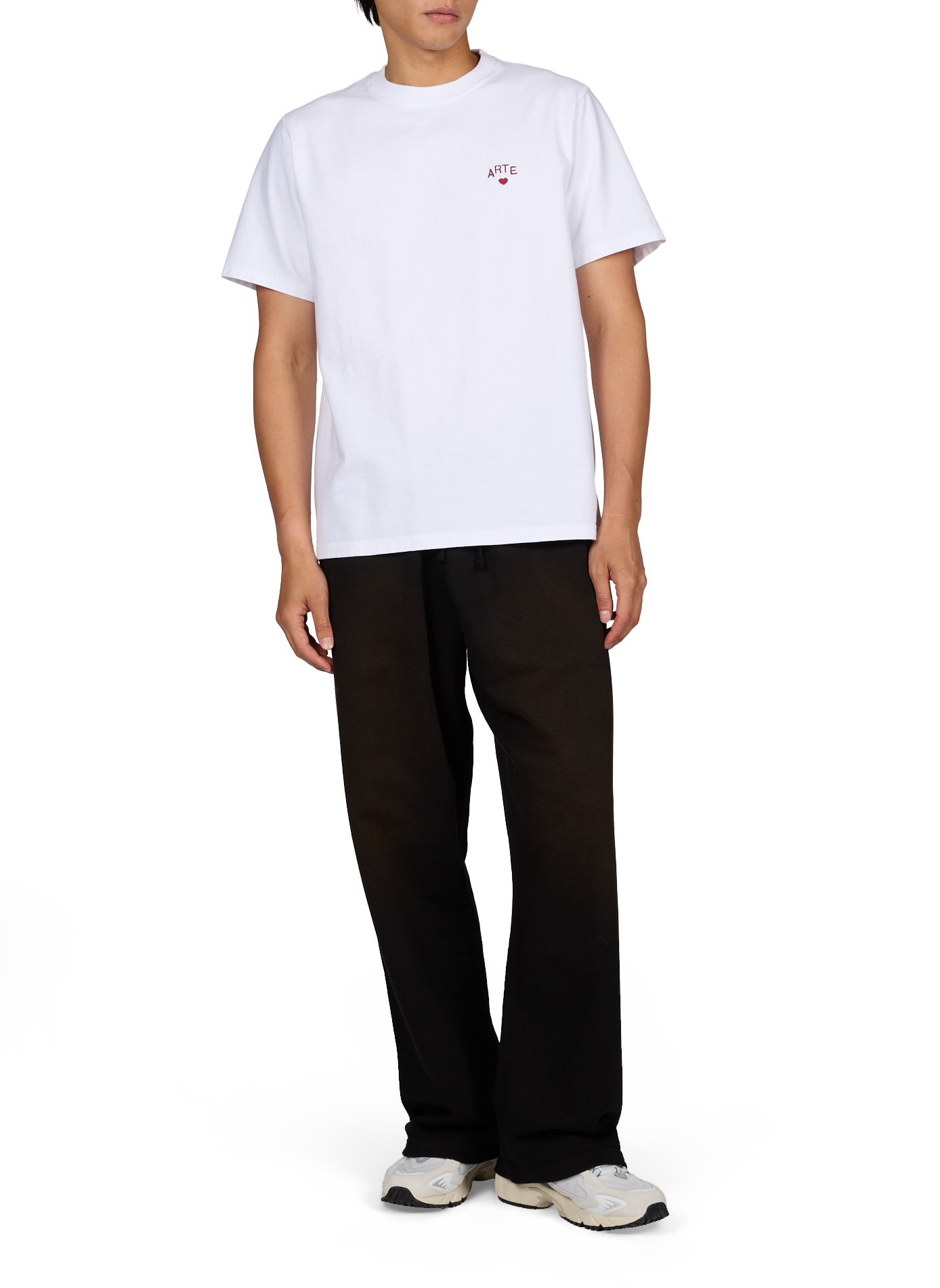 Oversized round neck cotton t-shirt ARTE ANTWERP White