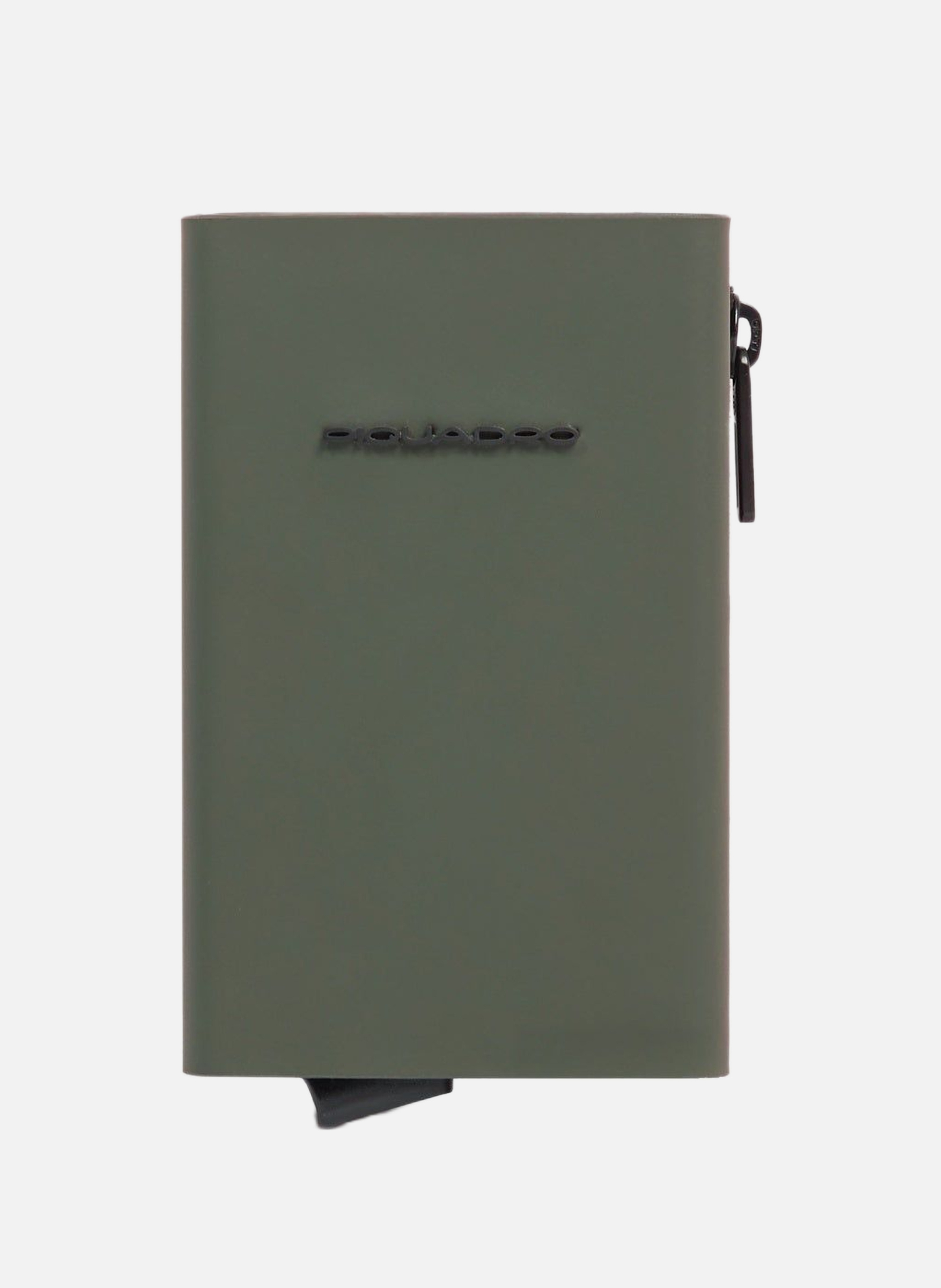 Portefeuille compact pop-up avec porte-monnaie PIQUADRO Vert