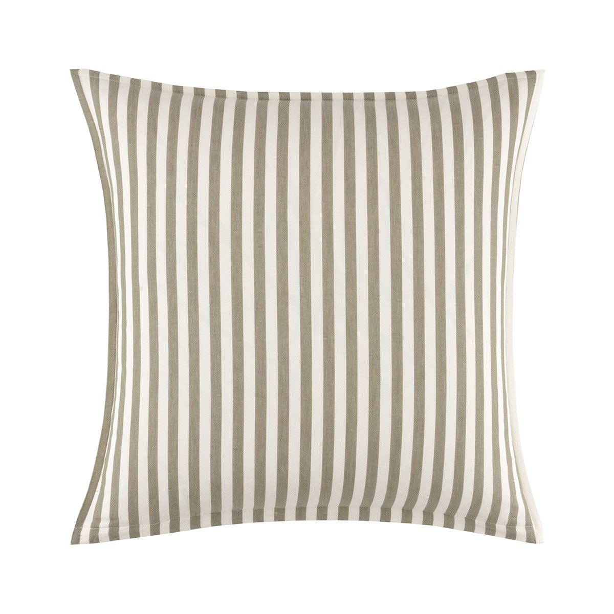 Taie d'oreiller en satin de coton, fifty-fifty  Kaki