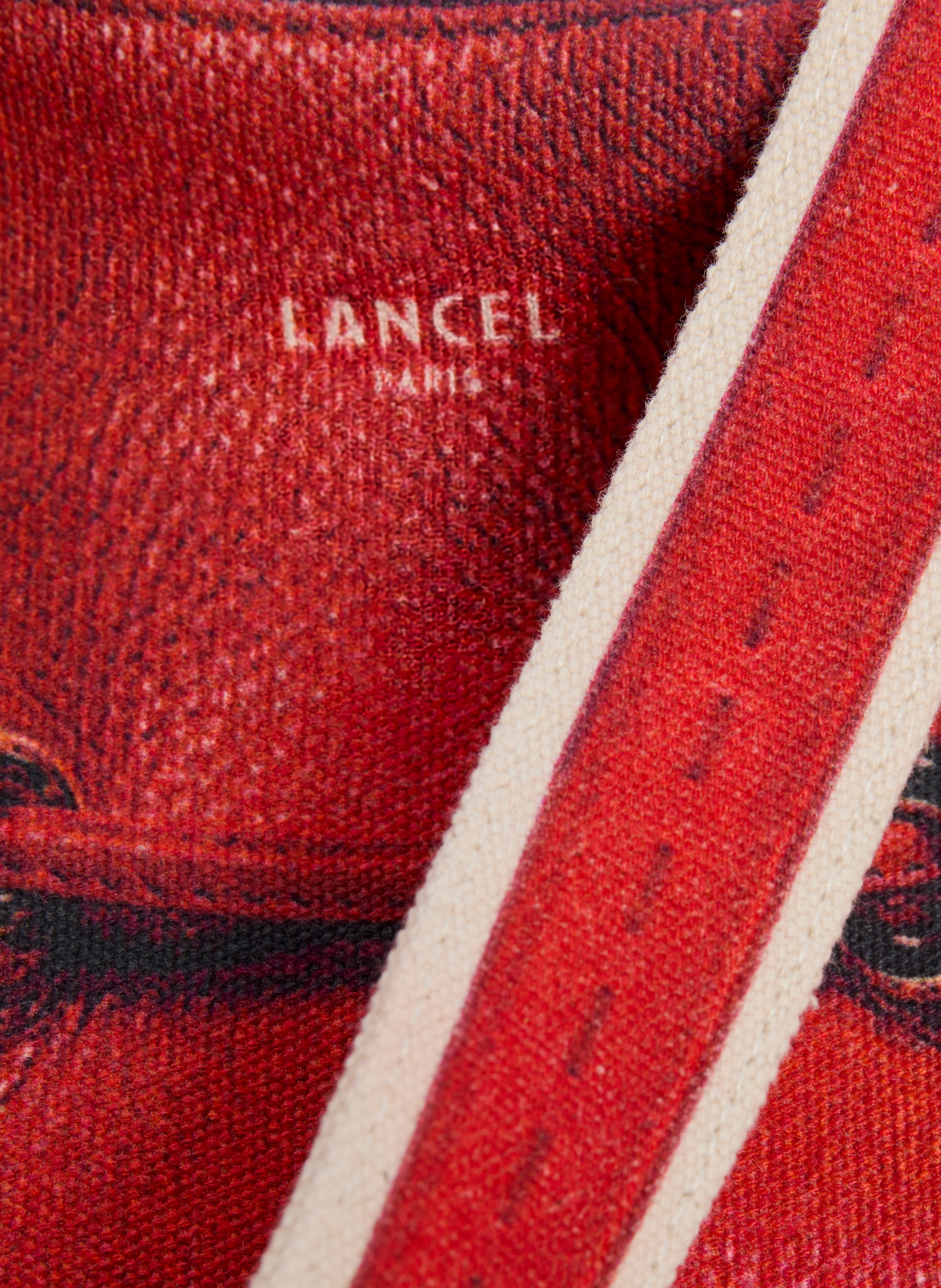 Shopper bag capsule 150 jaar in canvas LANCEL Veelkleurig