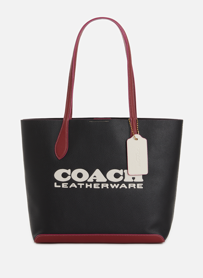 Kia leather tote bag COACH