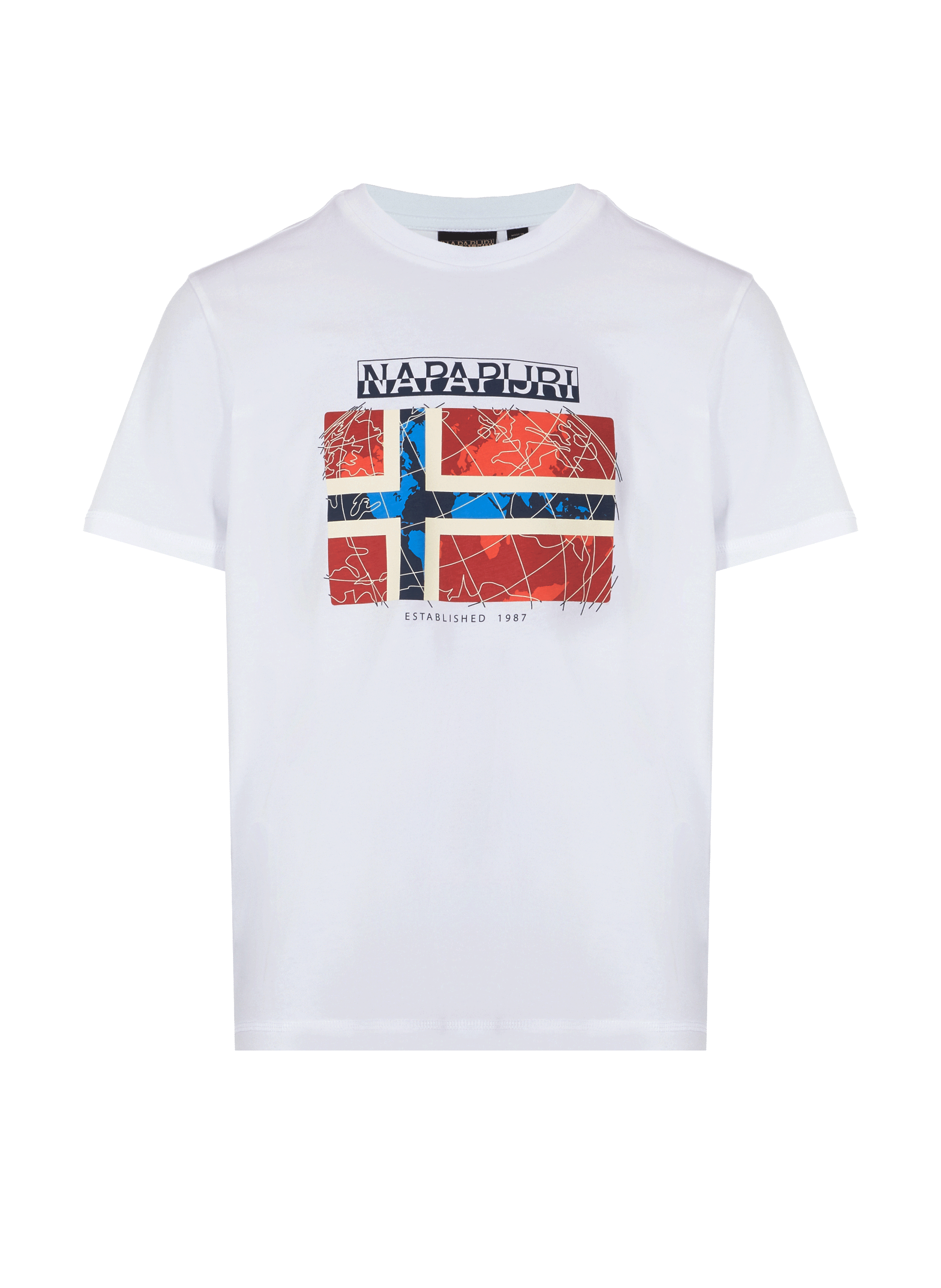 T-shirt Norvegian Flag en coton