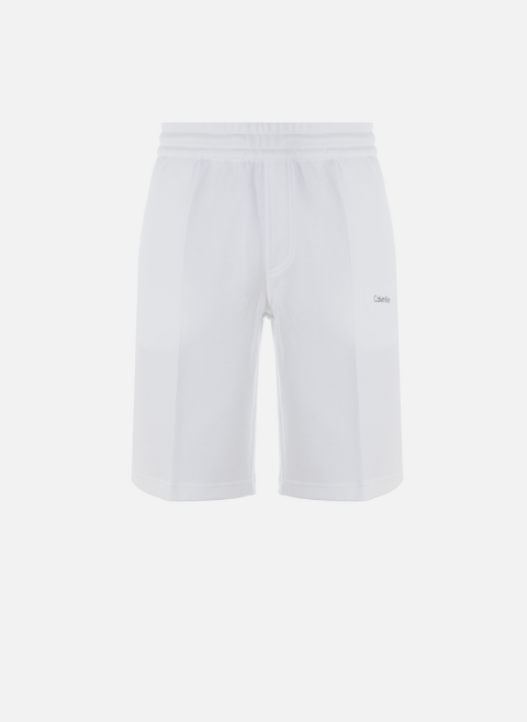 Shorts aus Bio-Baumwolle und recyceltem Polyester WeißCALVIN KLEIN 