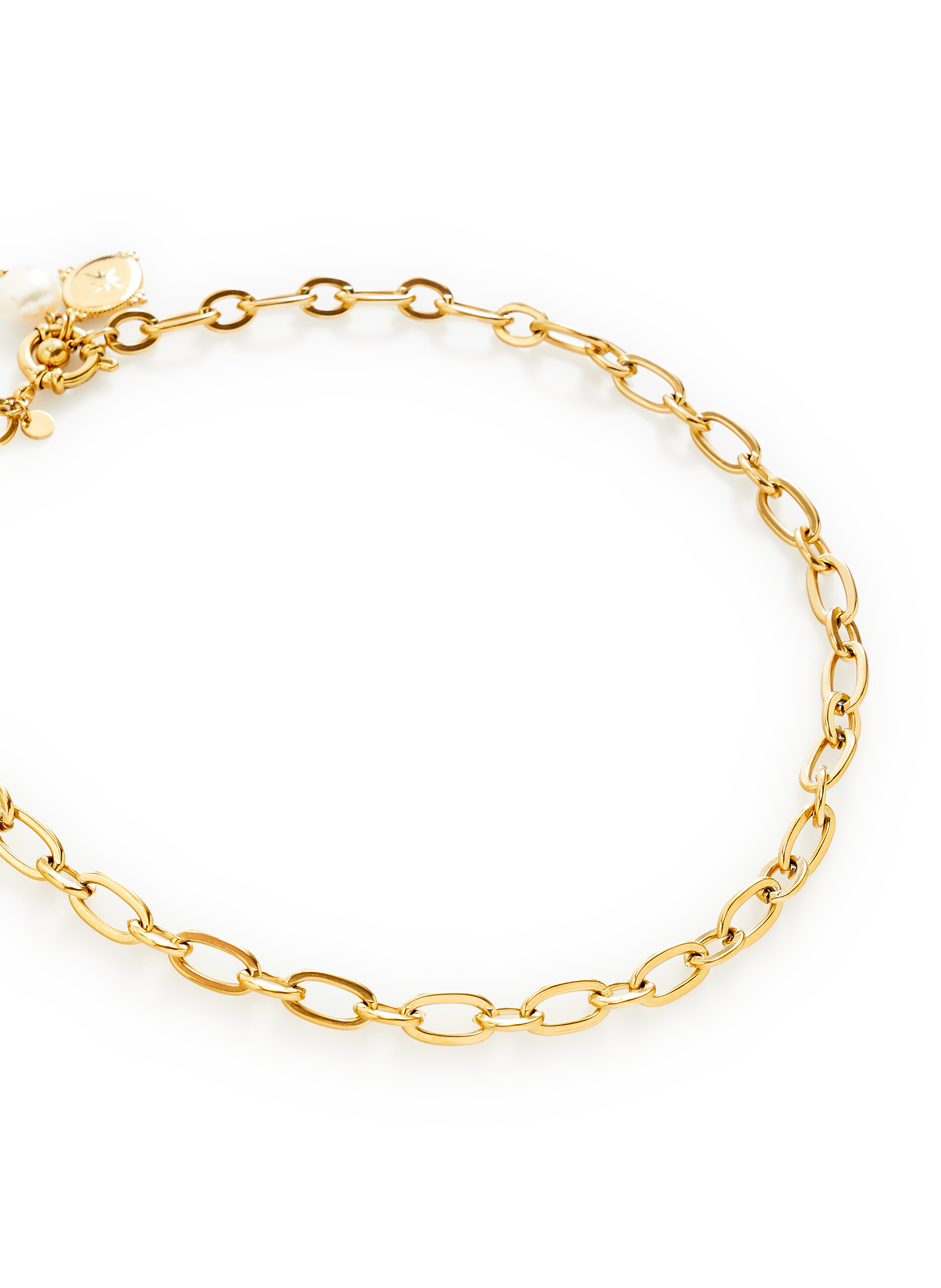 Chunky chain necklace AU PRINTEMPS PARIS Golden
