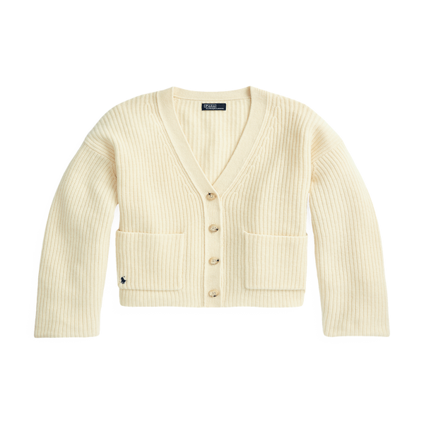 Polo Ralph Lauren Wool And Cashmere Cardigan In Neutral