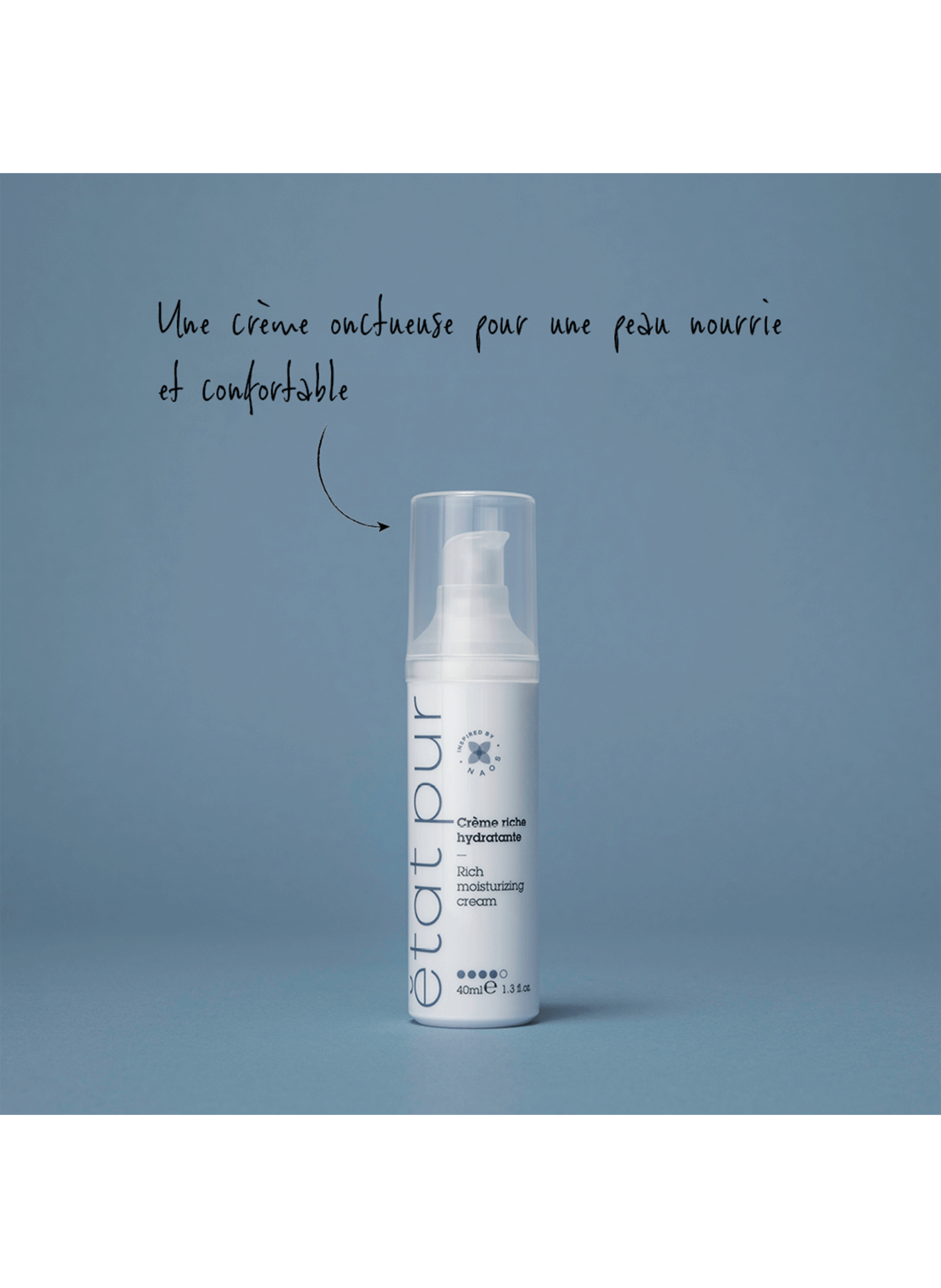 La crème riche hydratante ETAT PUR No color