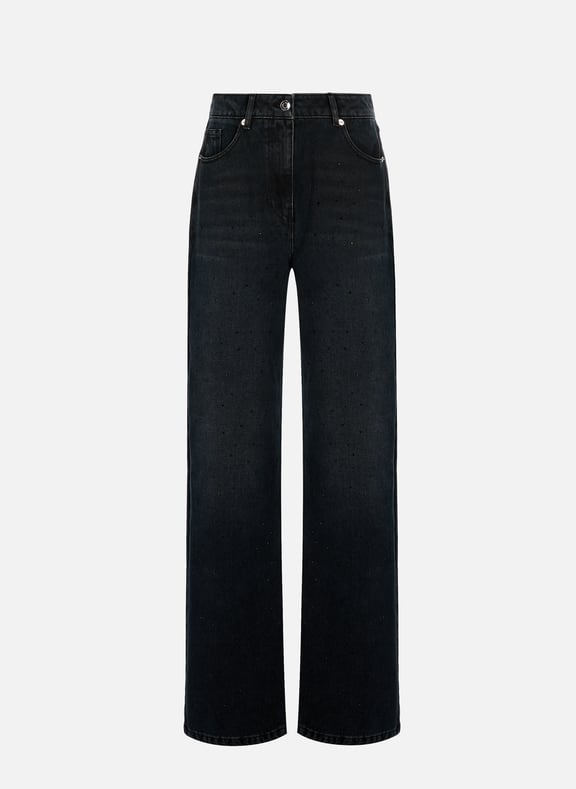 Jean droit Ustrass Noir by SAISON 1865 SAISON 1865 Jean droit Ustrass Noir