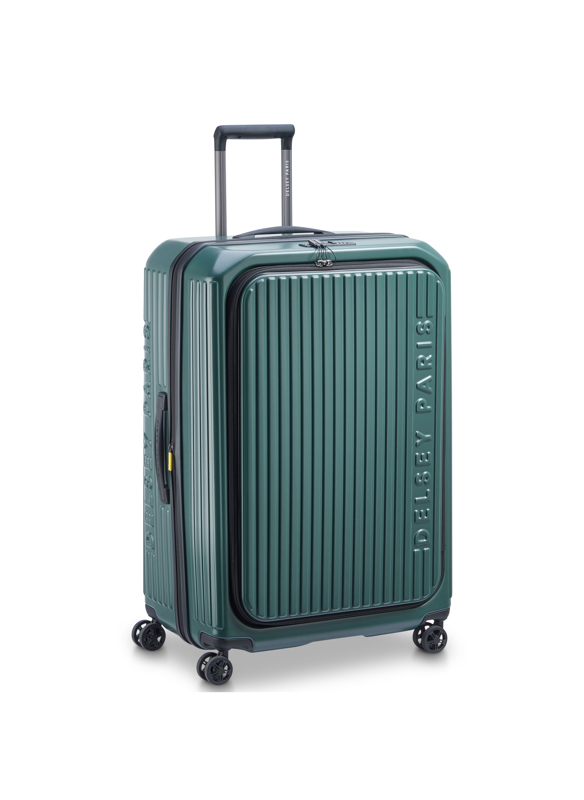 Valise soute rigide taille xl - securitime zip DELSEY PARIS Vert