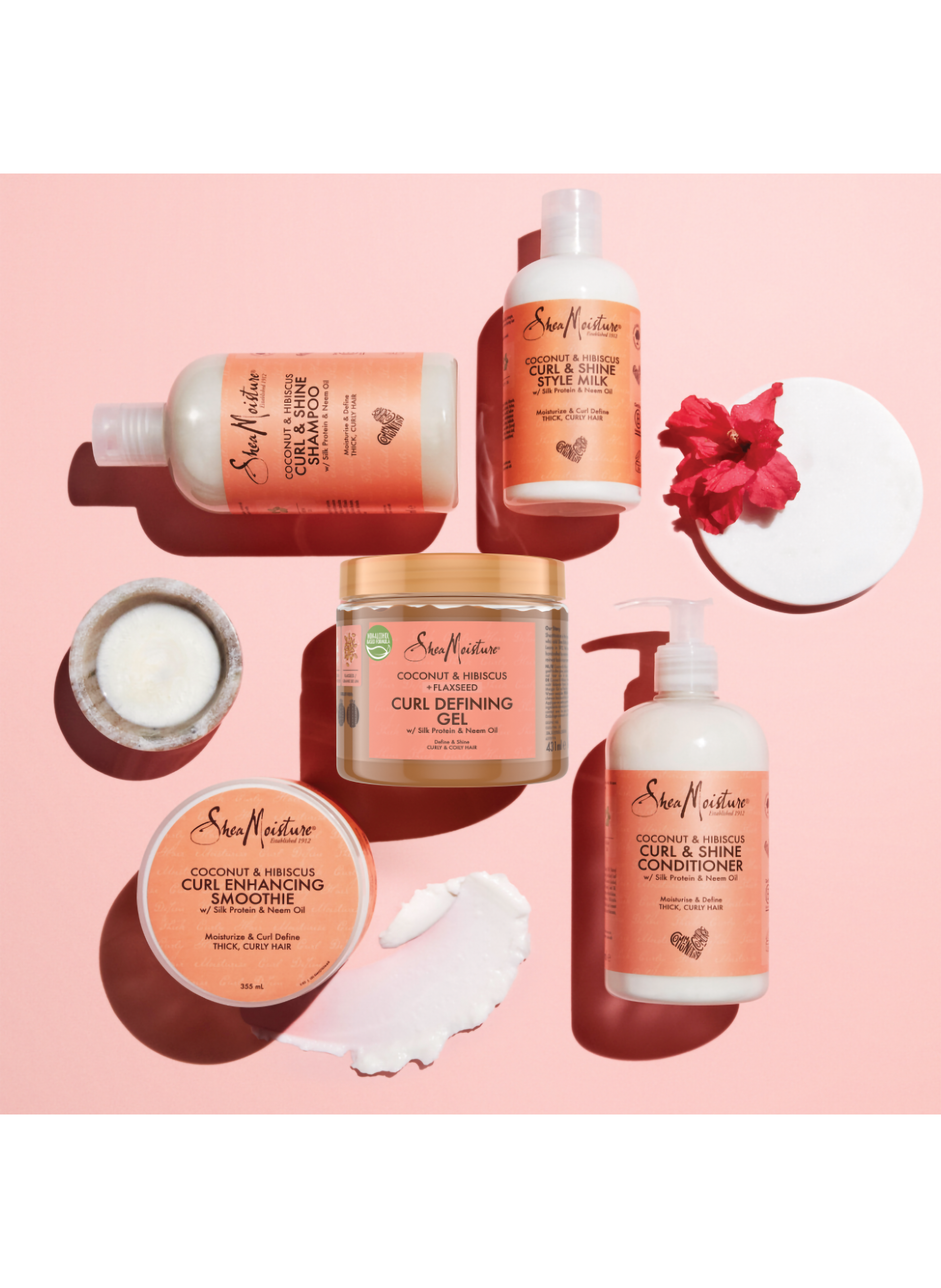 Curl Defining Gel - Coconut & Hibiscus SHEA MOISTURE No color