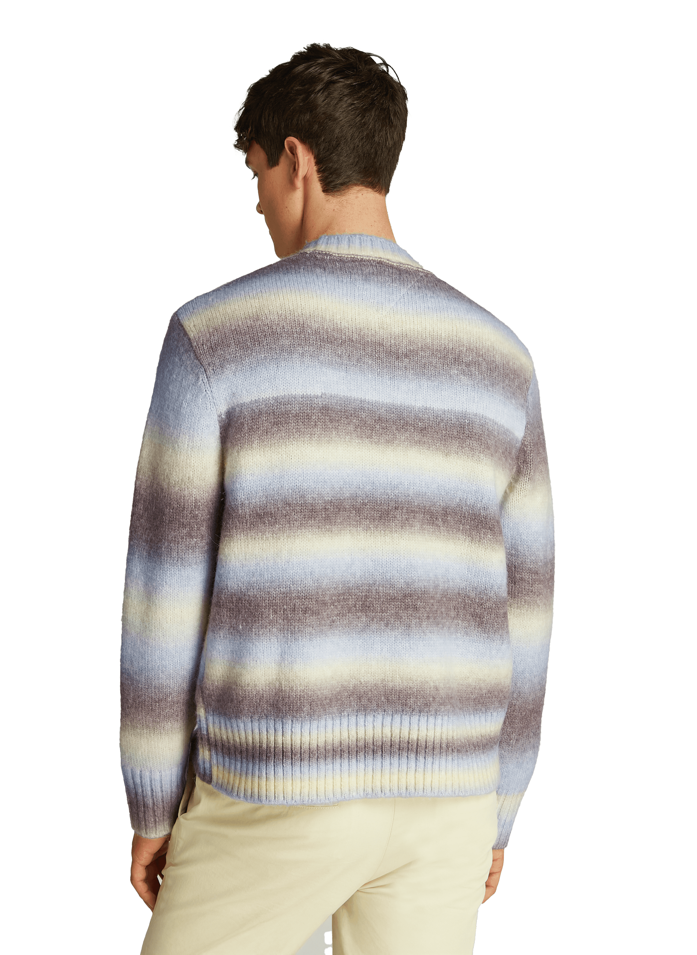 Sweater with gradient pattern and wool Multicolour