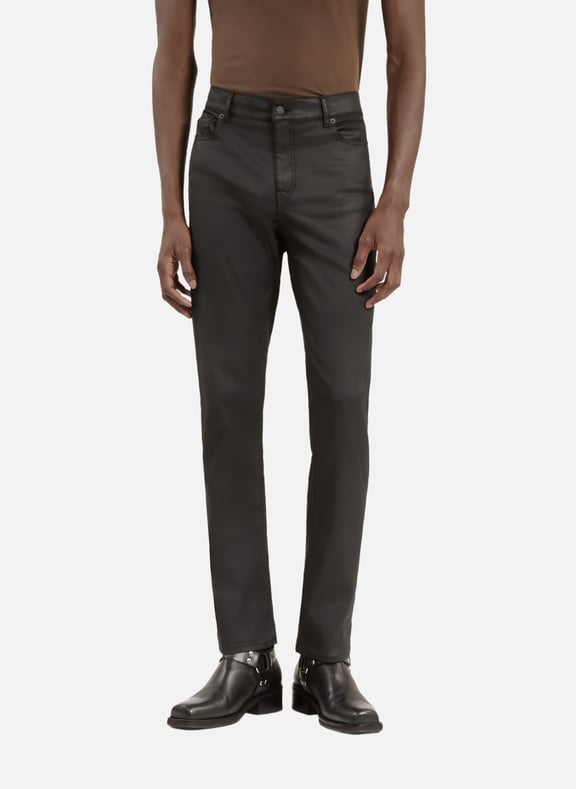 Jean slim effet cuir Noir by THE KOOPLES THE KOOPLES Jean slim effet cuir Noir