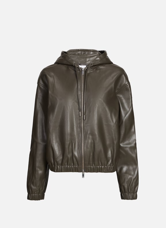 Blouson en cuir mélangé  SAMSOE SAMSOE Blouson en cuir mélangé  SAMSOE SAMSOE