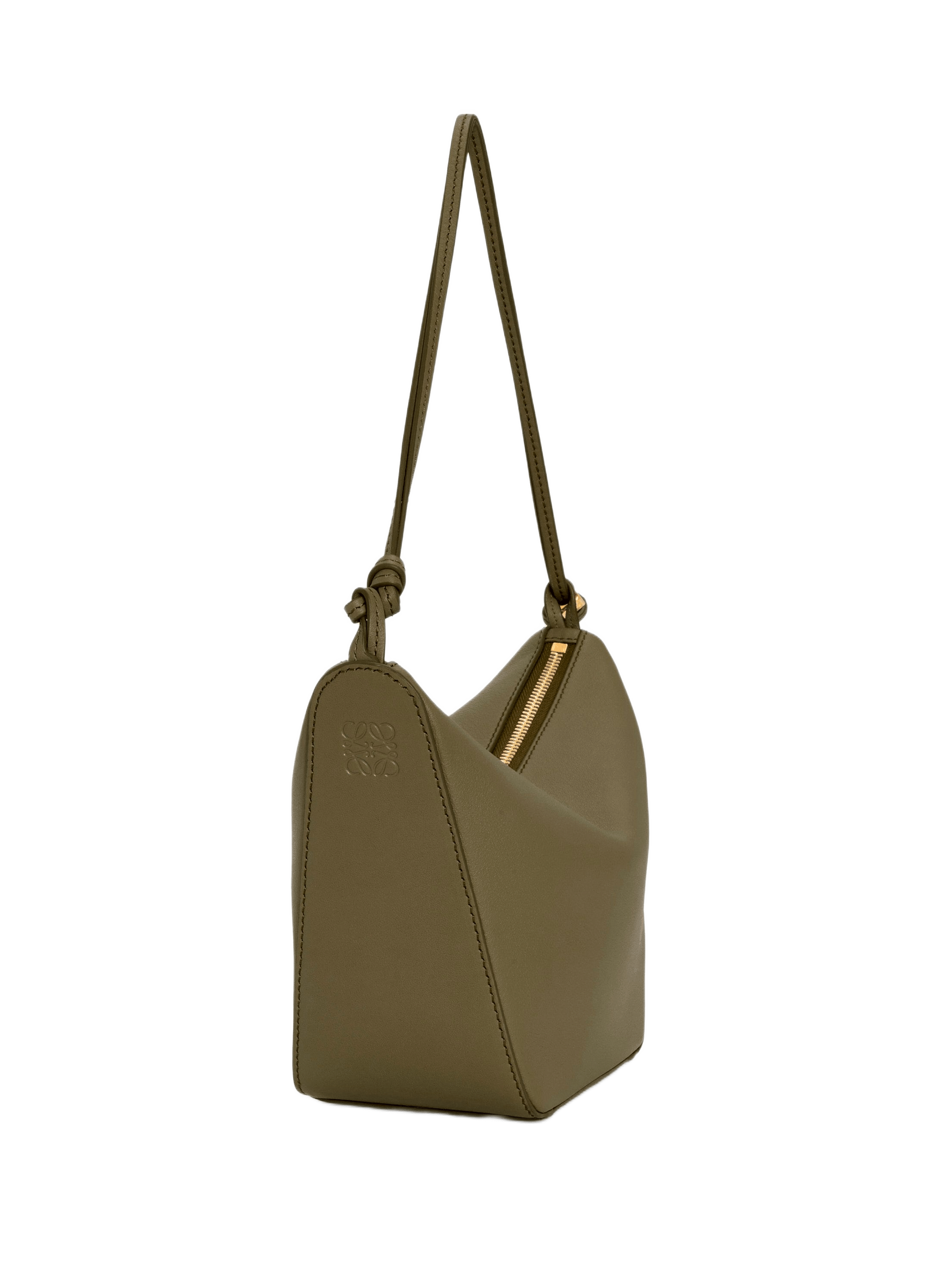 Mini Hammock hobo leather bag LOEWE Khaki