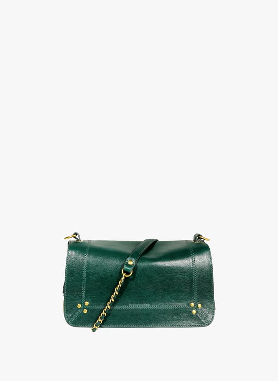 Sac à bandoulière Bobi en cuir | Vert by JÉRÔME DREYFUSS Sac à bandoulière Bobi en cuir Vert