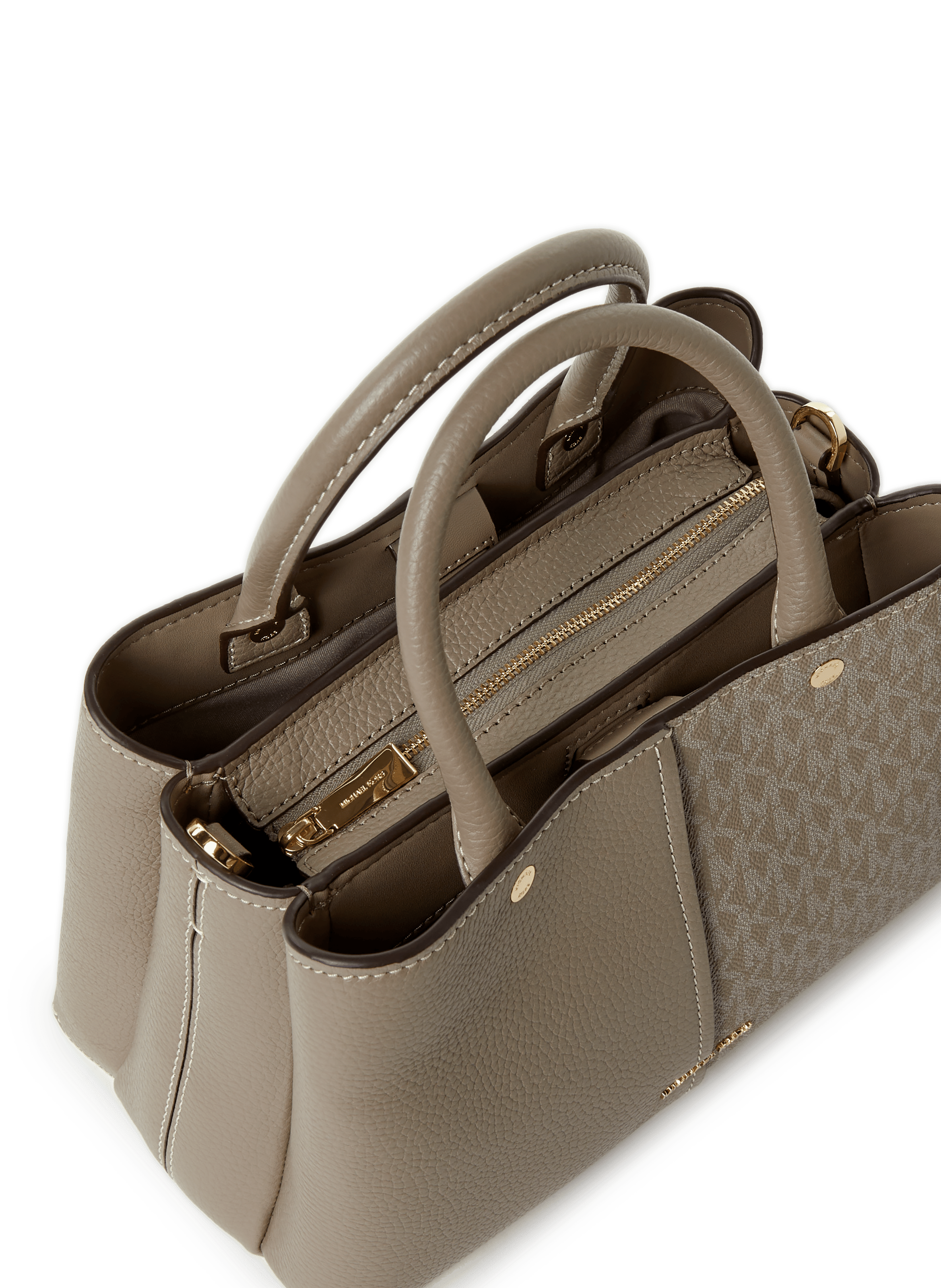 Flora signature logo handbag MICHAEL KORS Beige