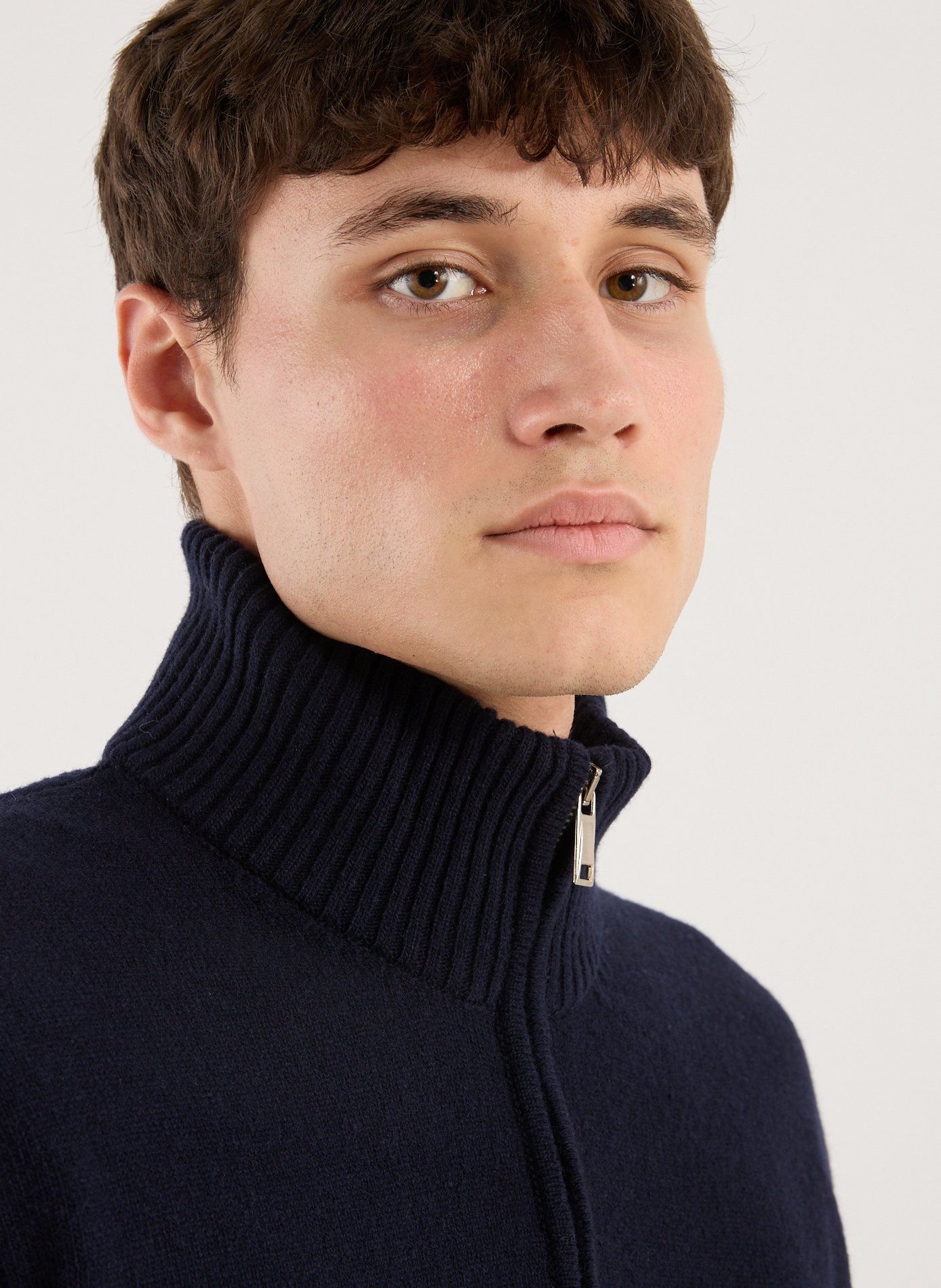 Knit Gefil Sweater AU PRINTEMPS PARIS Blue