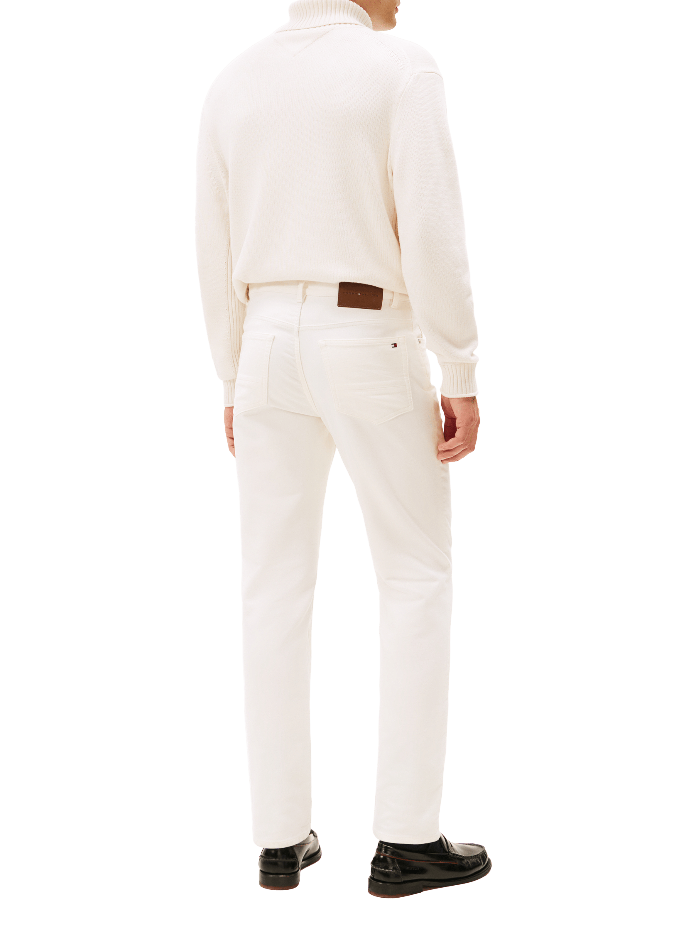 Denton straight pants TOMMY HILFIGER White