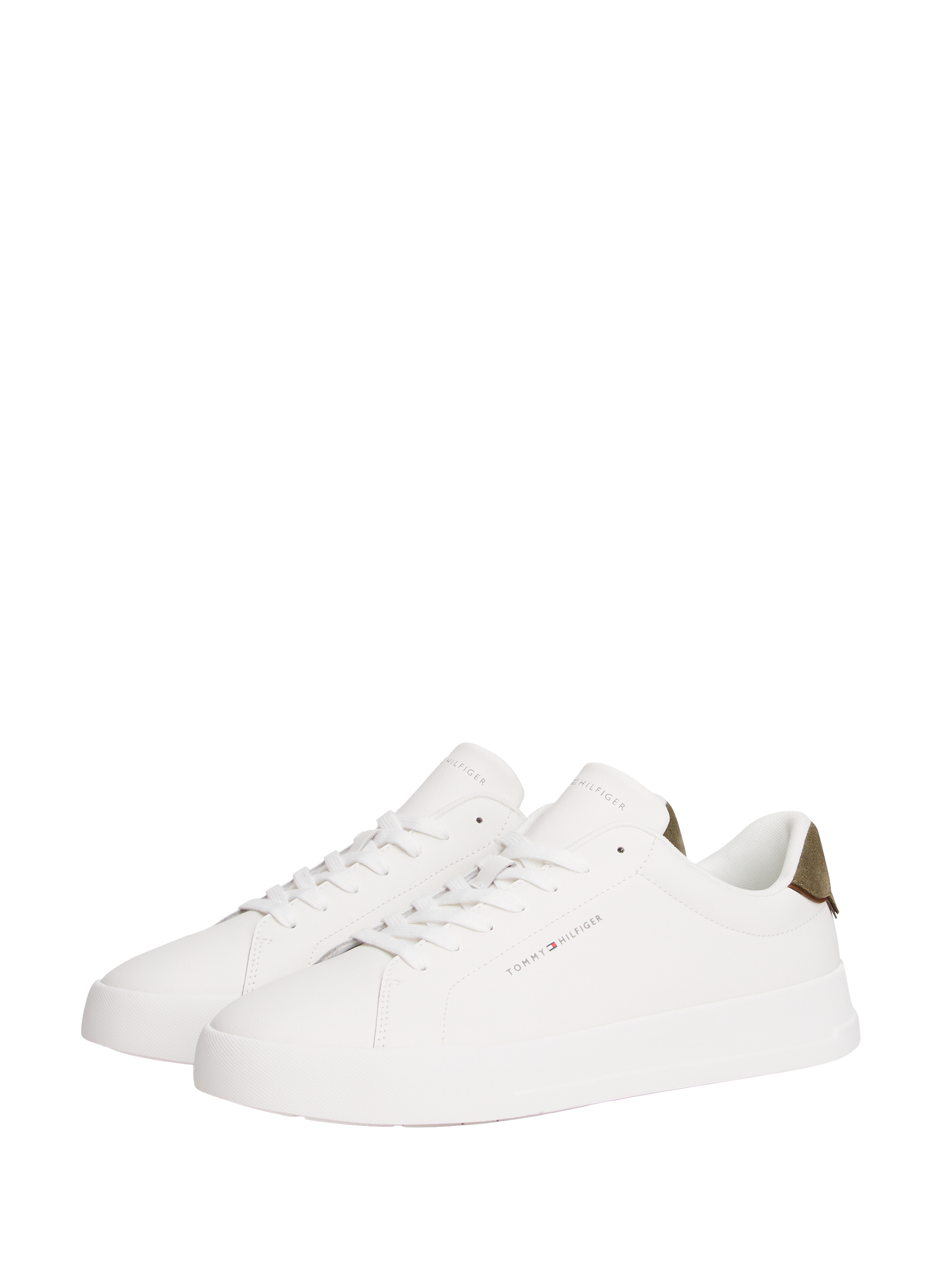 Grain effect leather sneakers TOMMY HILFIGER Multicolour