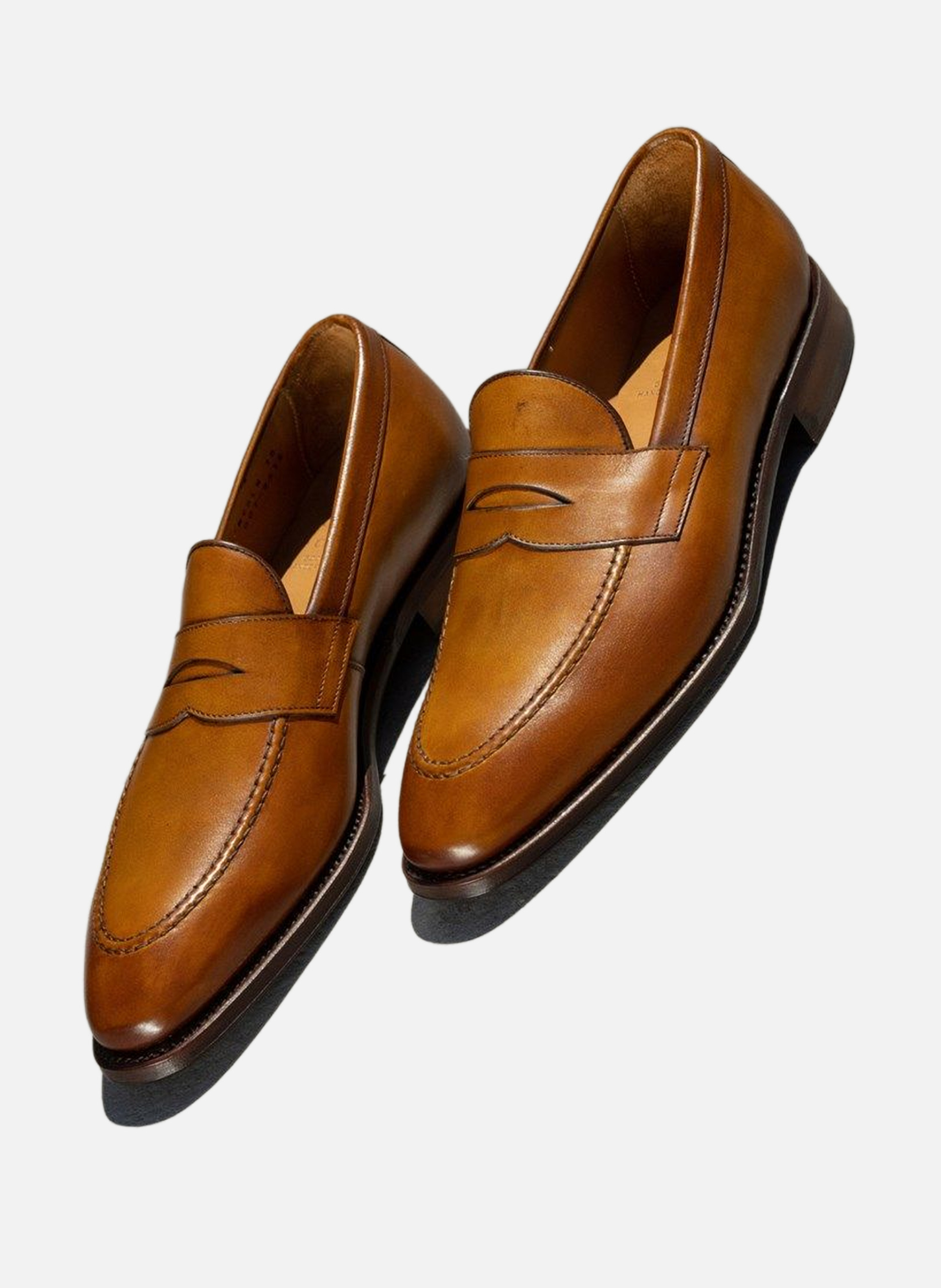 Mocassin cuir lincoln Marron