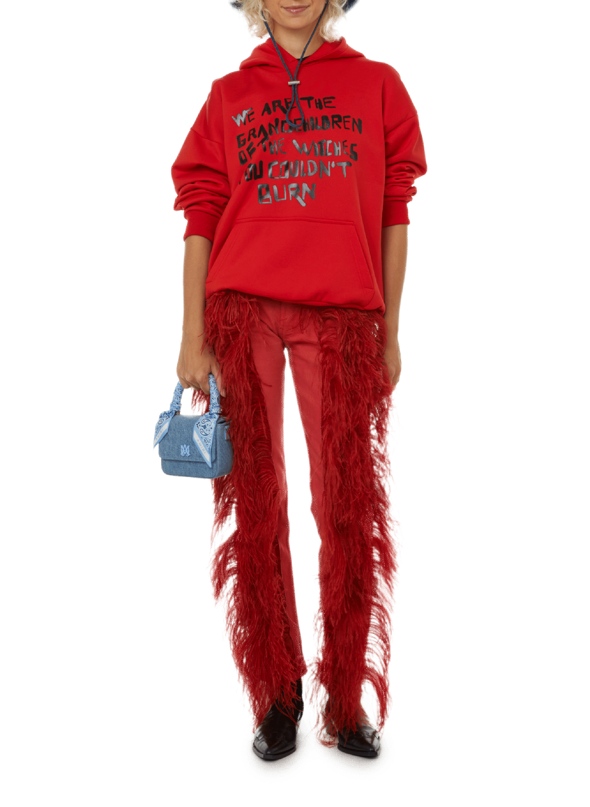 Sweatshirt à imprimé  JEANNE FRIOT Rouge
