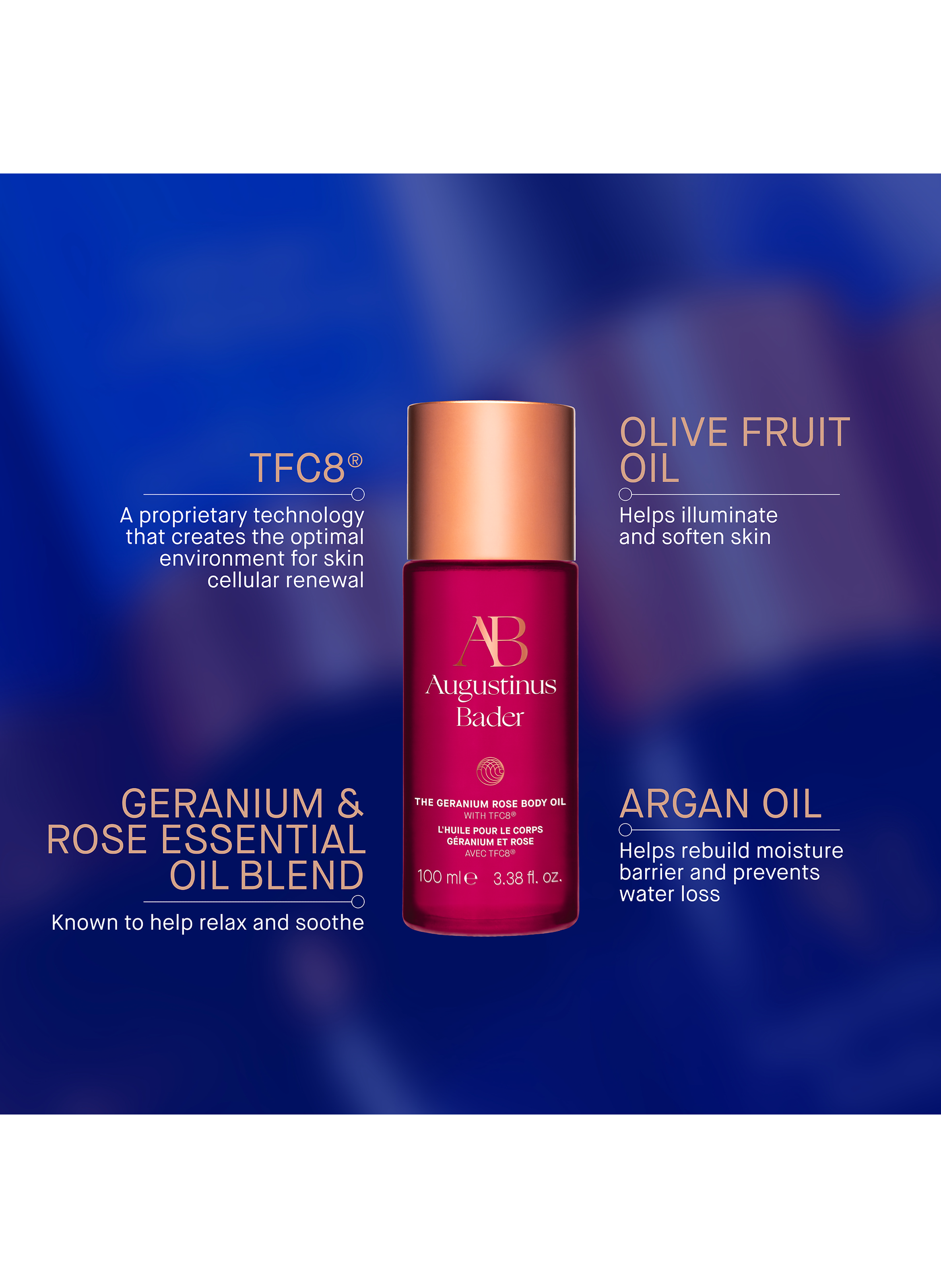 The Geranium Rose Body Oil AUGUSTINUS BADER No color