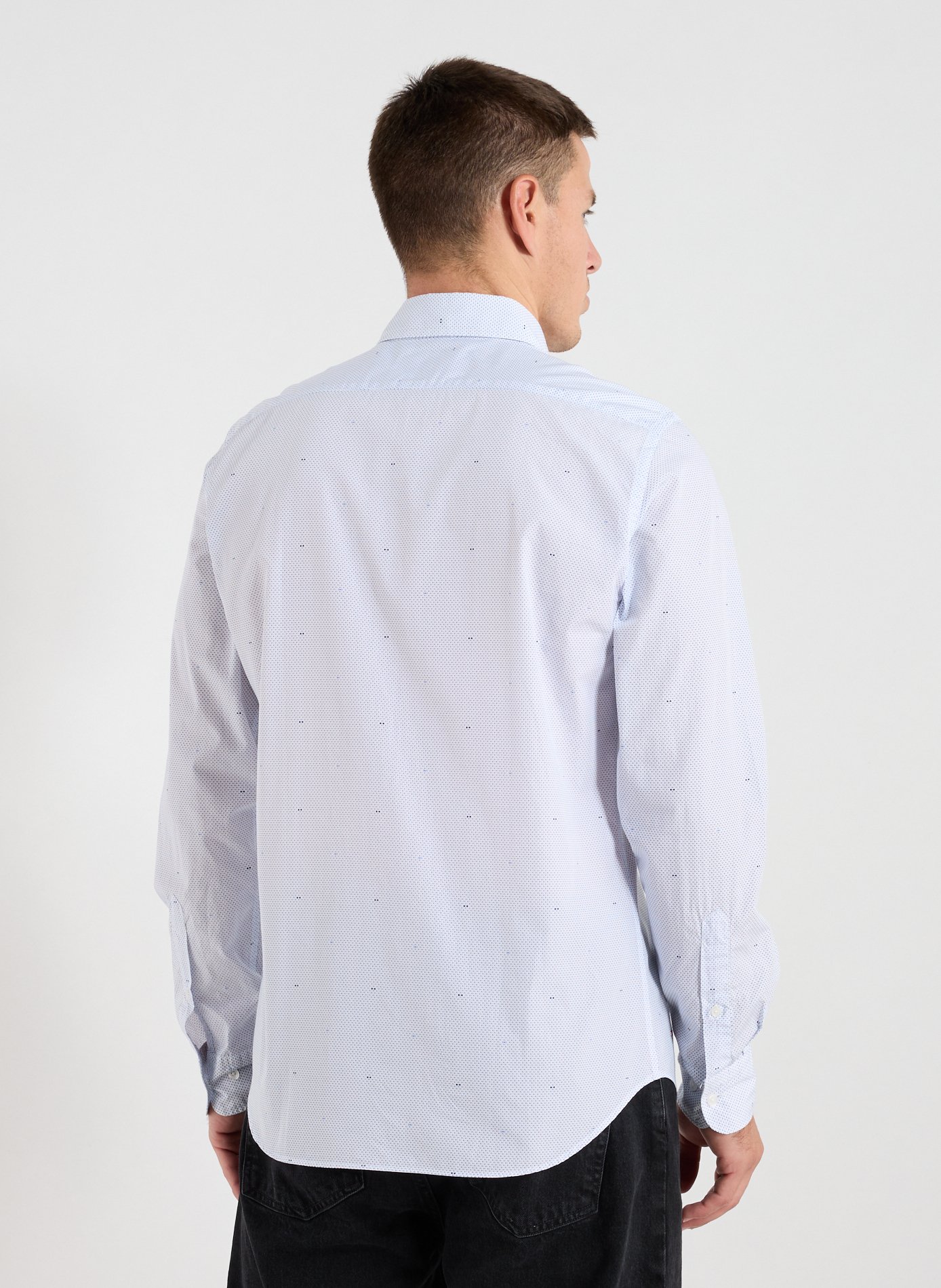 Cotton poplin shirt EDEN PARK Blue