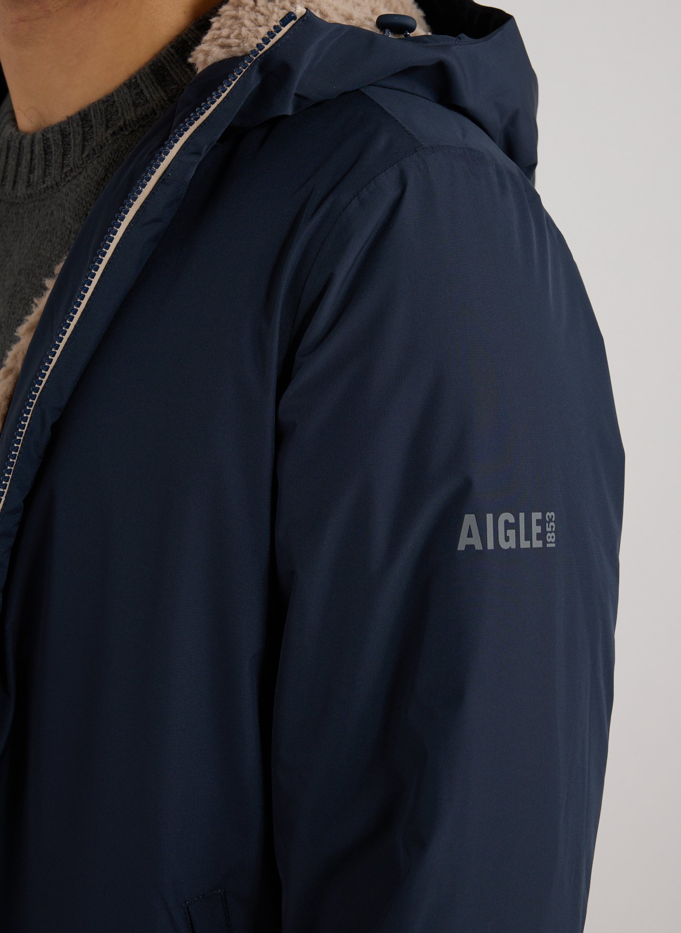 Parka Rainpack à capuche AIGLE Bleu