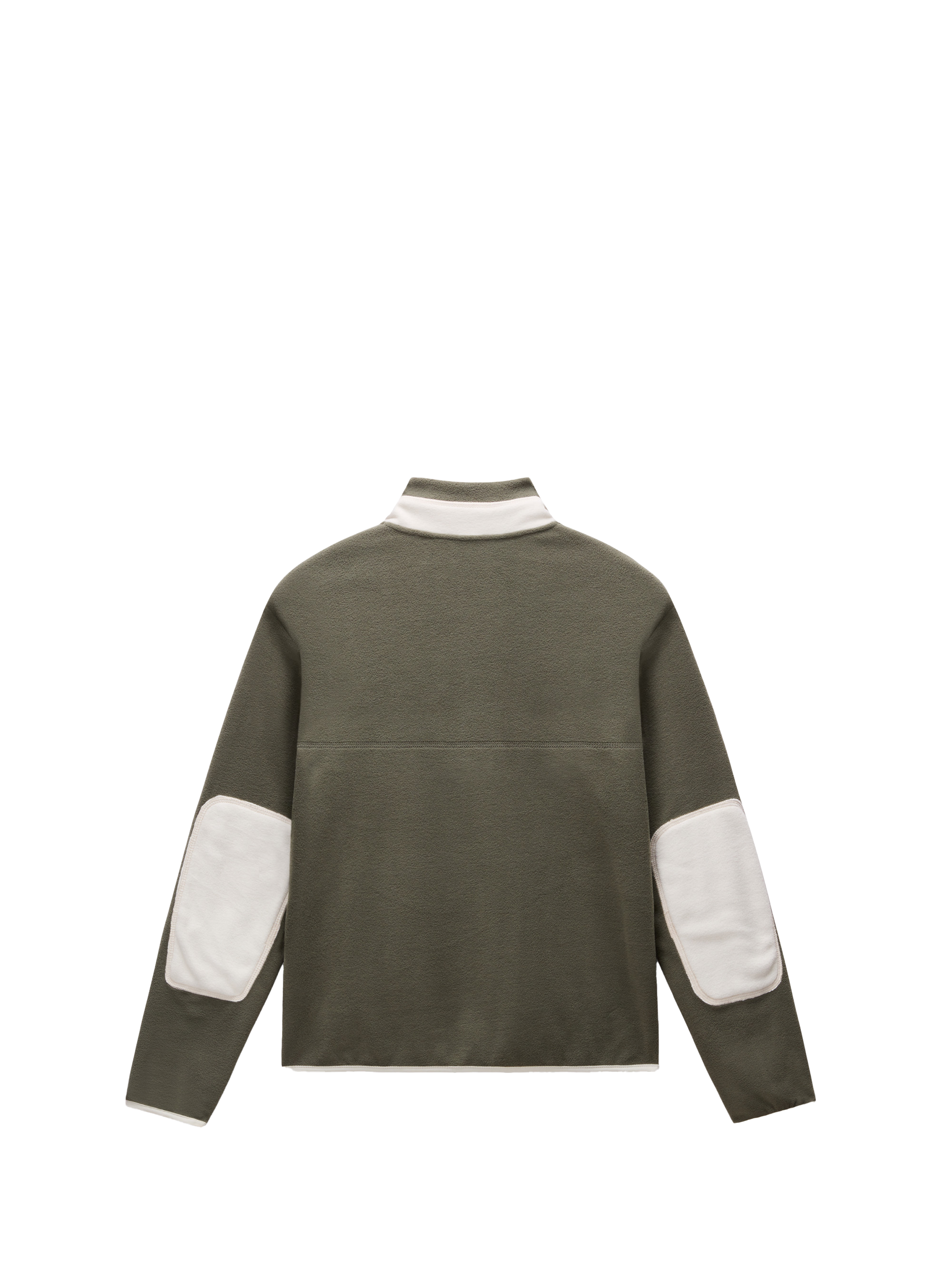 Straight high-neck polar fleece NAPAPIJRI Green