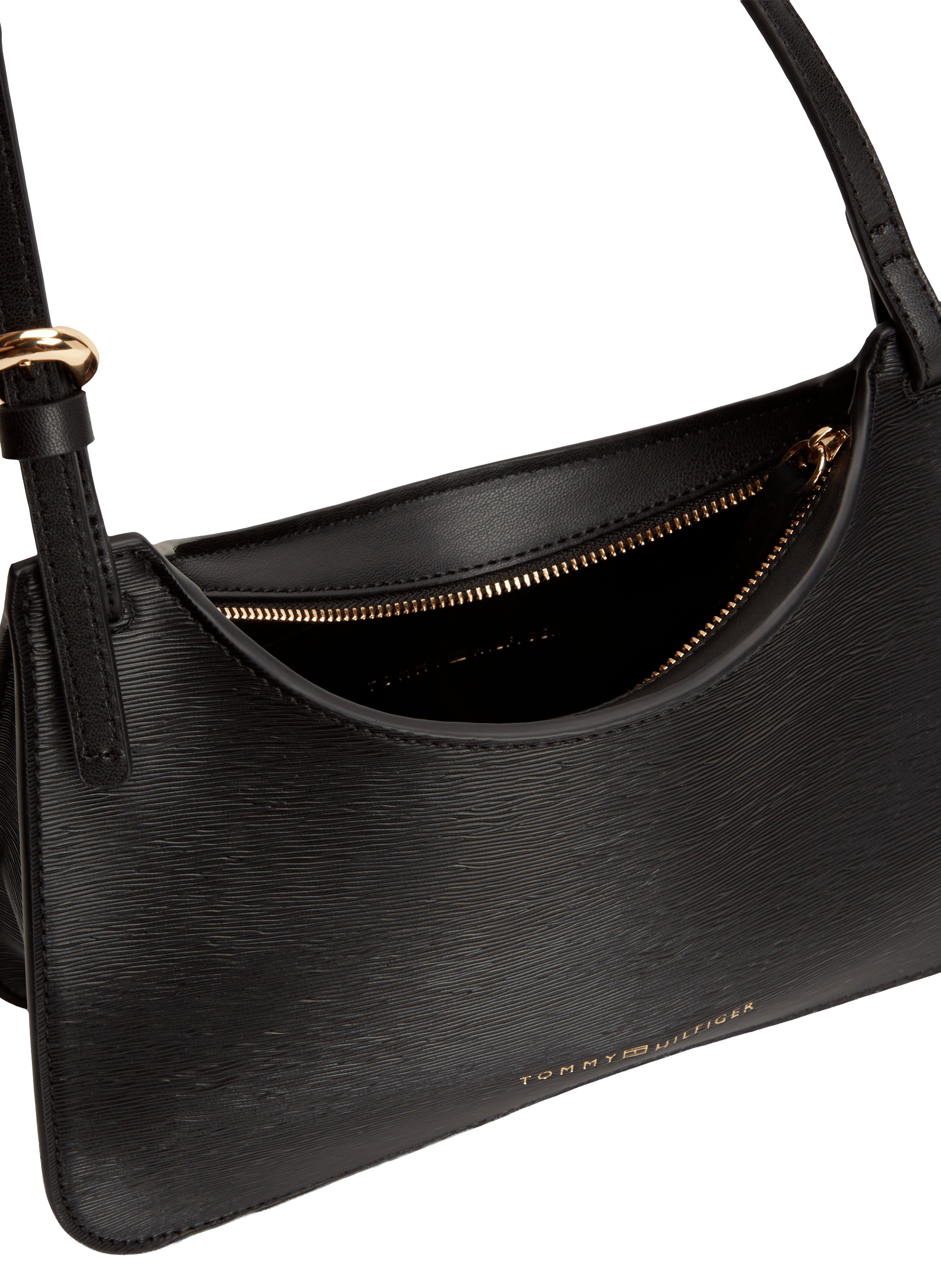 Sac à bandoulière à logo TOMMY HILFIGER Noir