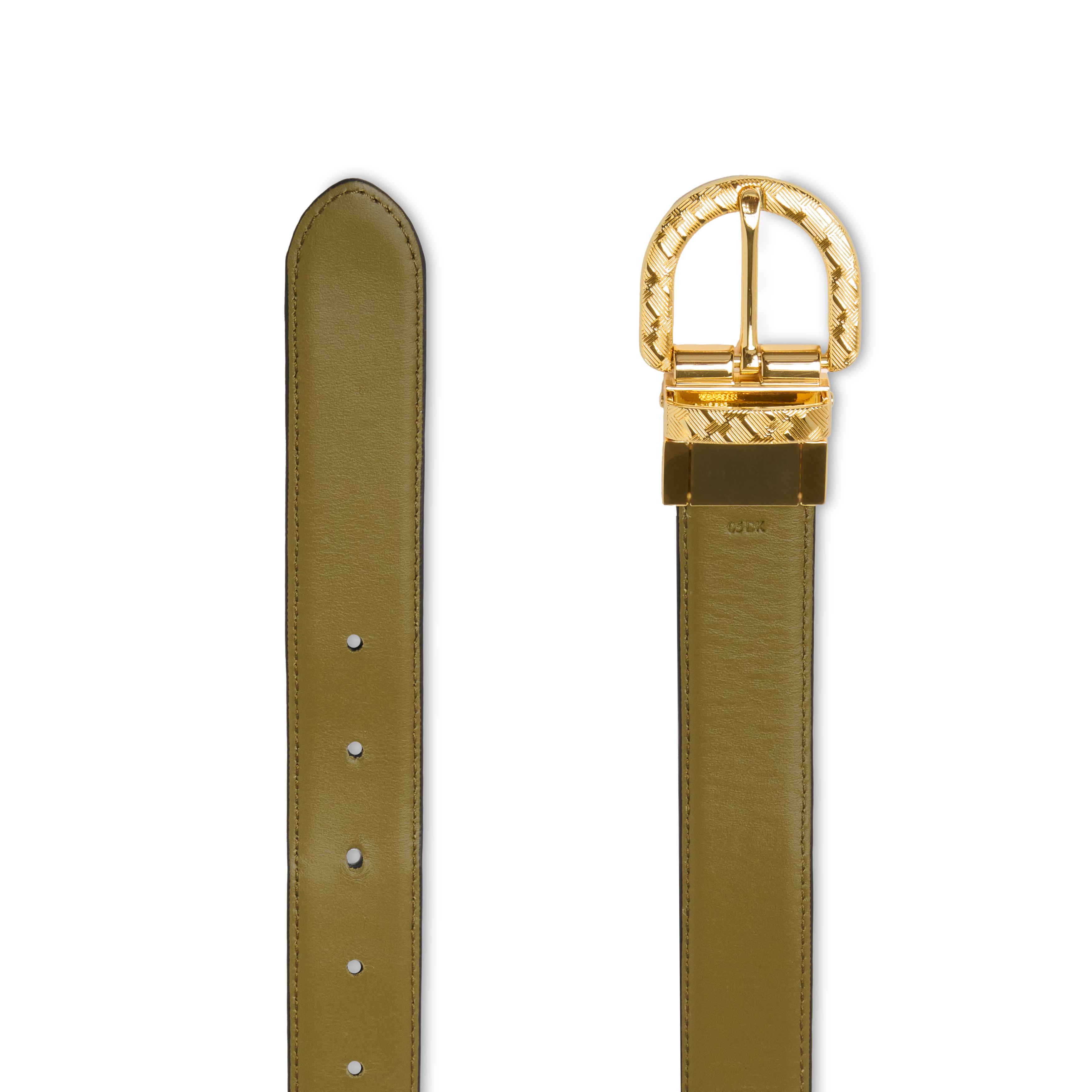 Ceinture 30mm motif monogram de lancel en cuir LANCEL Noir