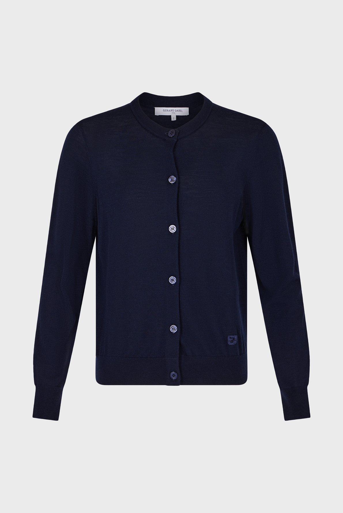 Gilet en laine mérinos - lyane GERARD DAREL Bleu