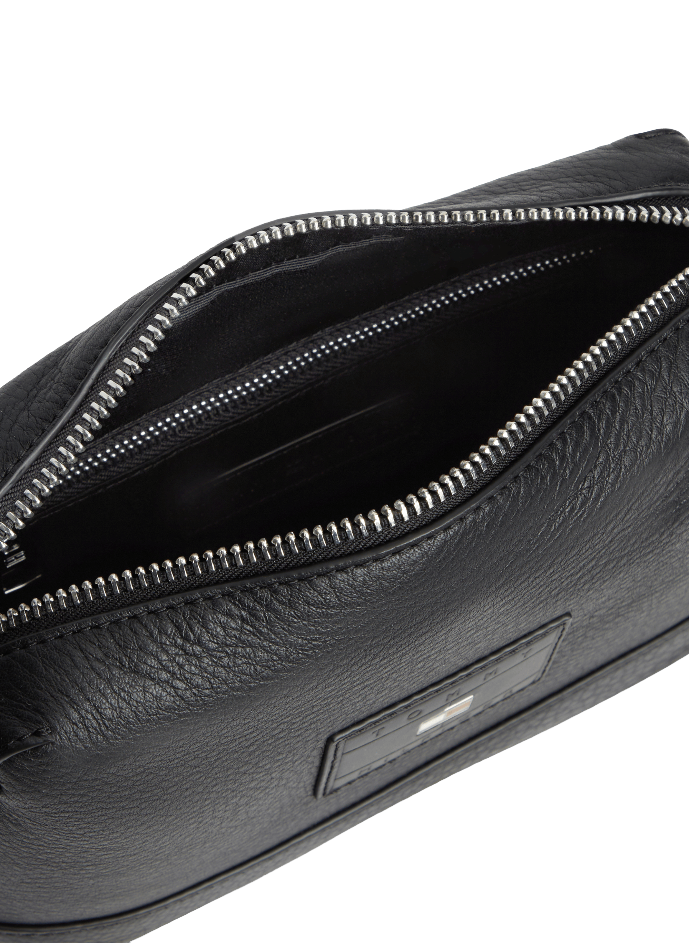 Leather Shoulder bag TOMMY HILFIGER Black