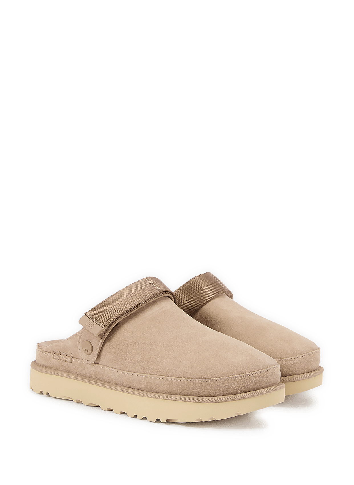 Mules Goldenstar en cuir mélangé UGG Beige