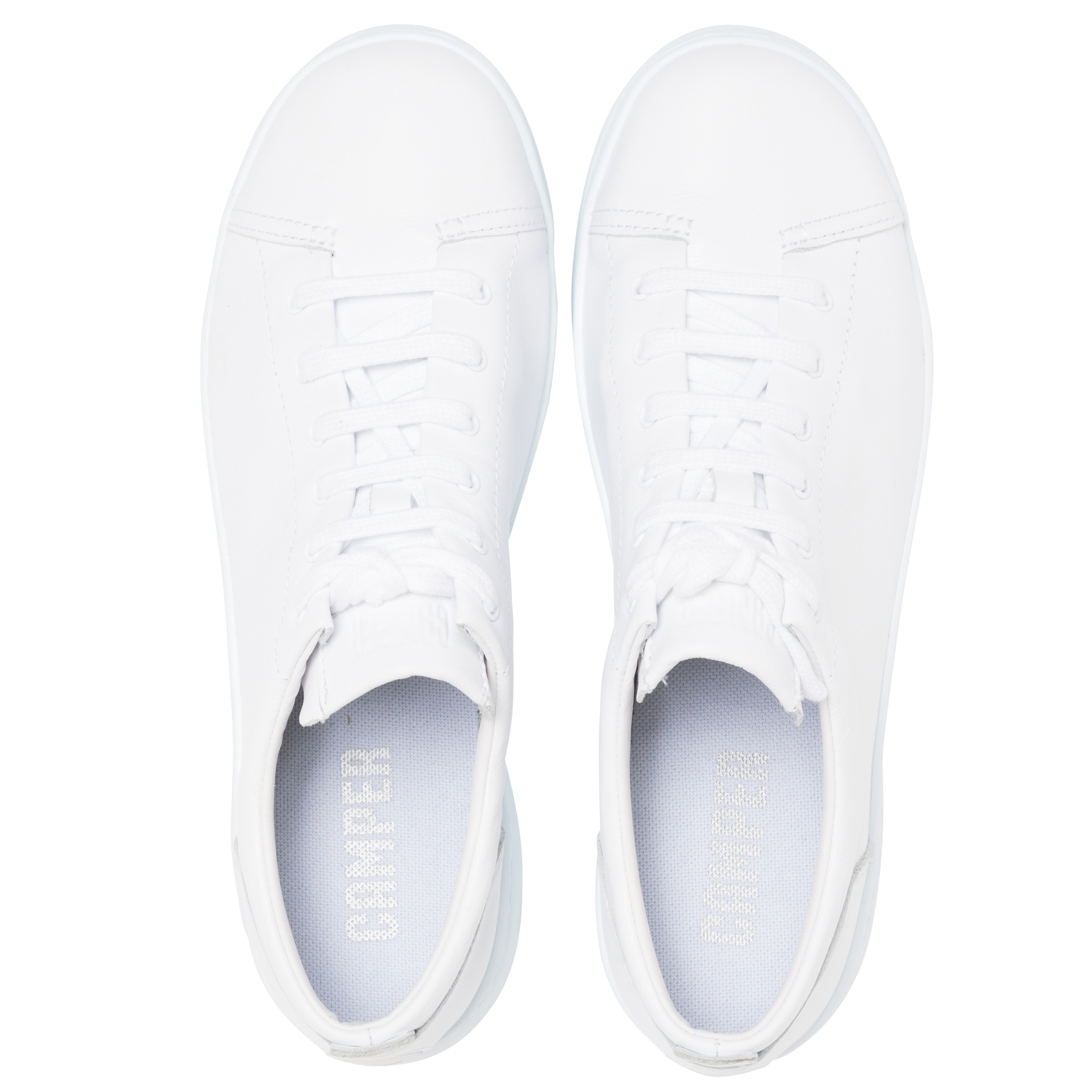 Runner Up low-top sneakers in cow leather CAMPER White
